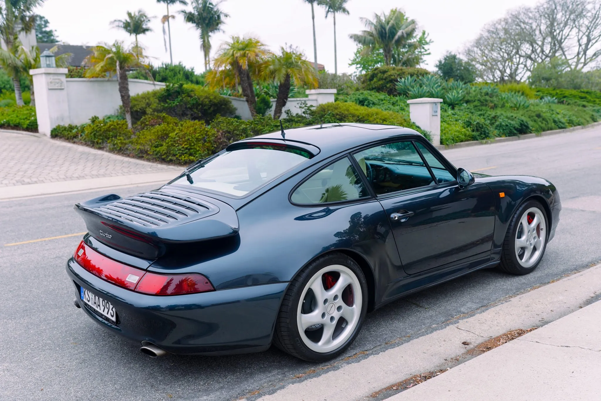 1998 Porsche 911 Turbo in Royal Blue Metallic