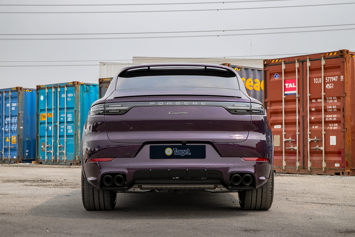 2022 Porsche Cayenne Coupe E-Hybrid Platinum Edition in Merlin Purple Metallic