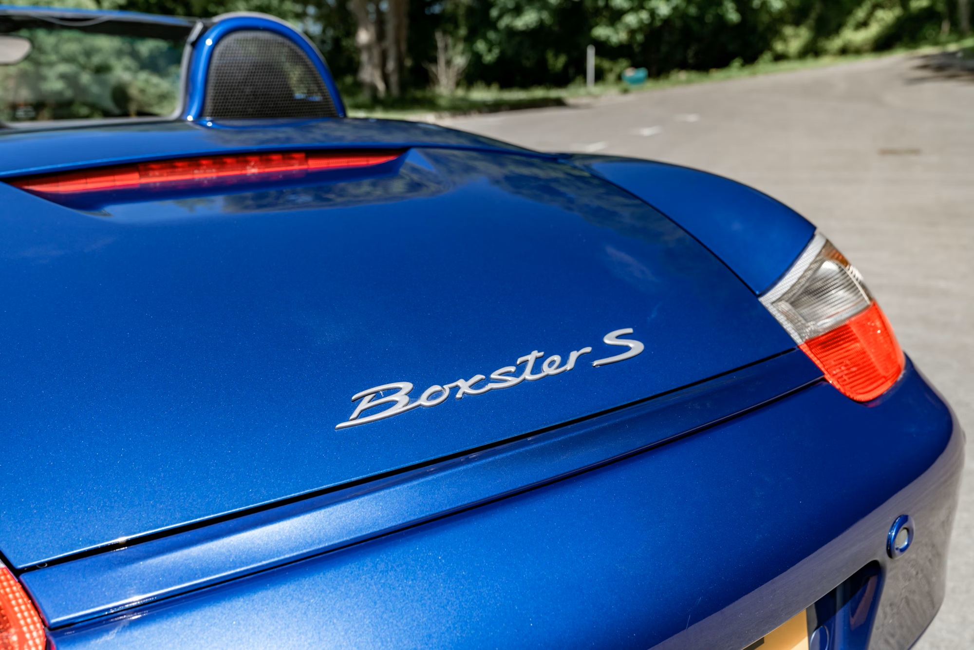 2002 Porsche Boxster S in Cobalt Blue Metallic