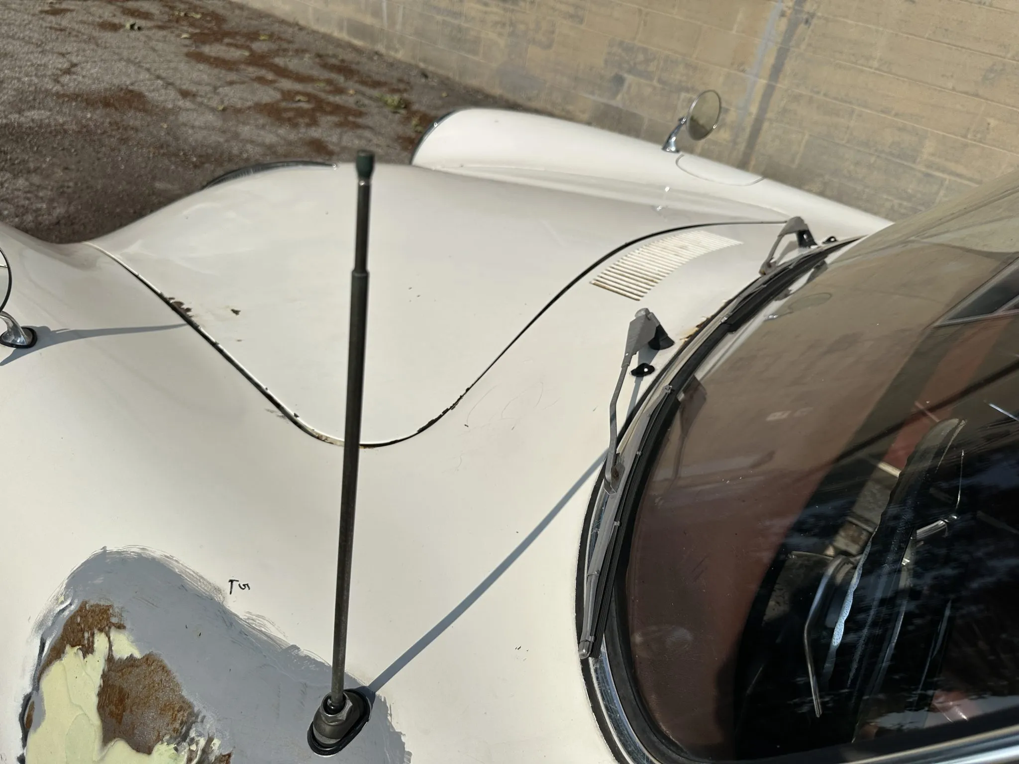 1965 Porsche 356C Cabriolet in Ivory White
