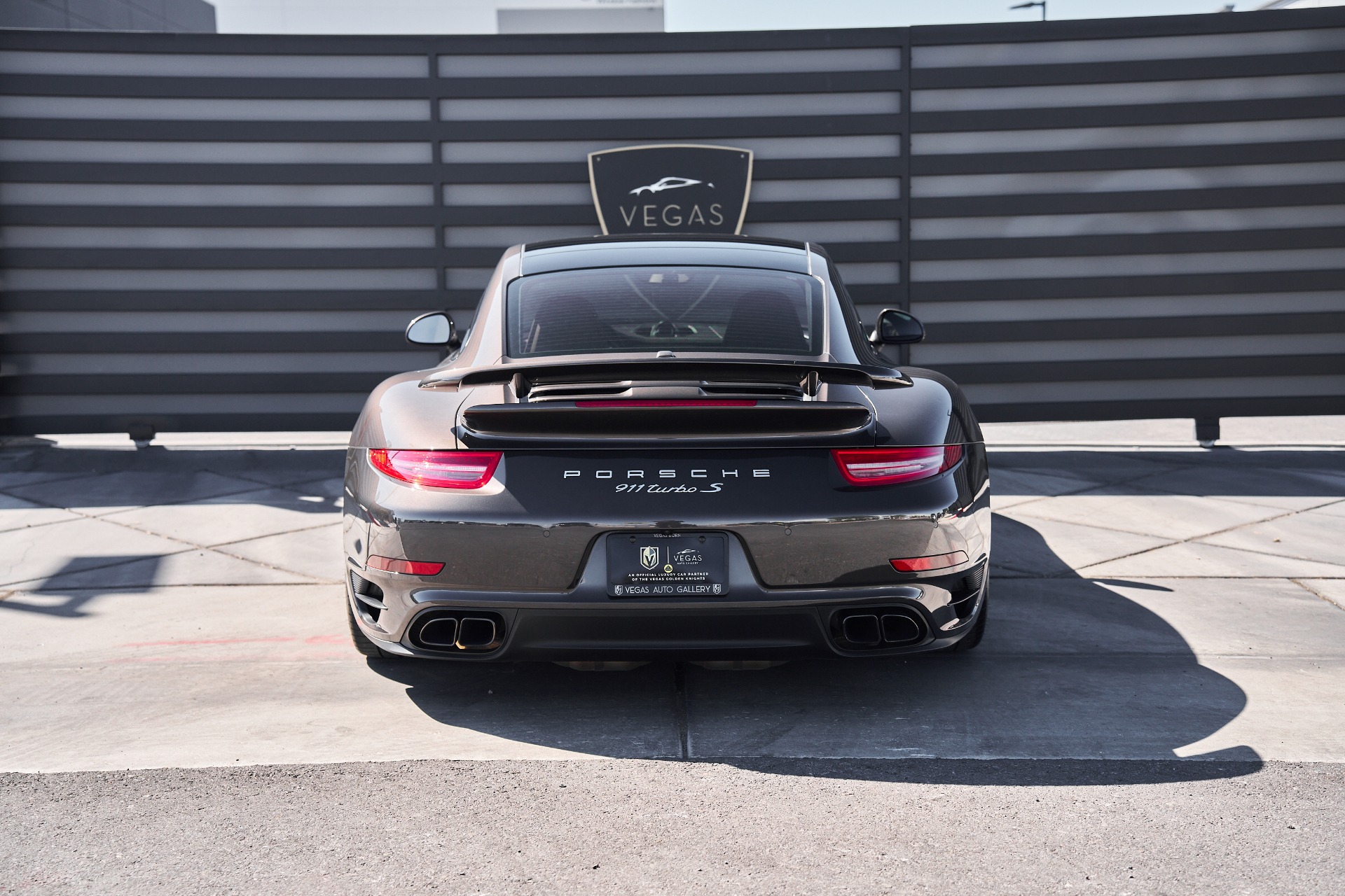 2015 Porsche 911 Turbo S in Anthracite Brown Metallic