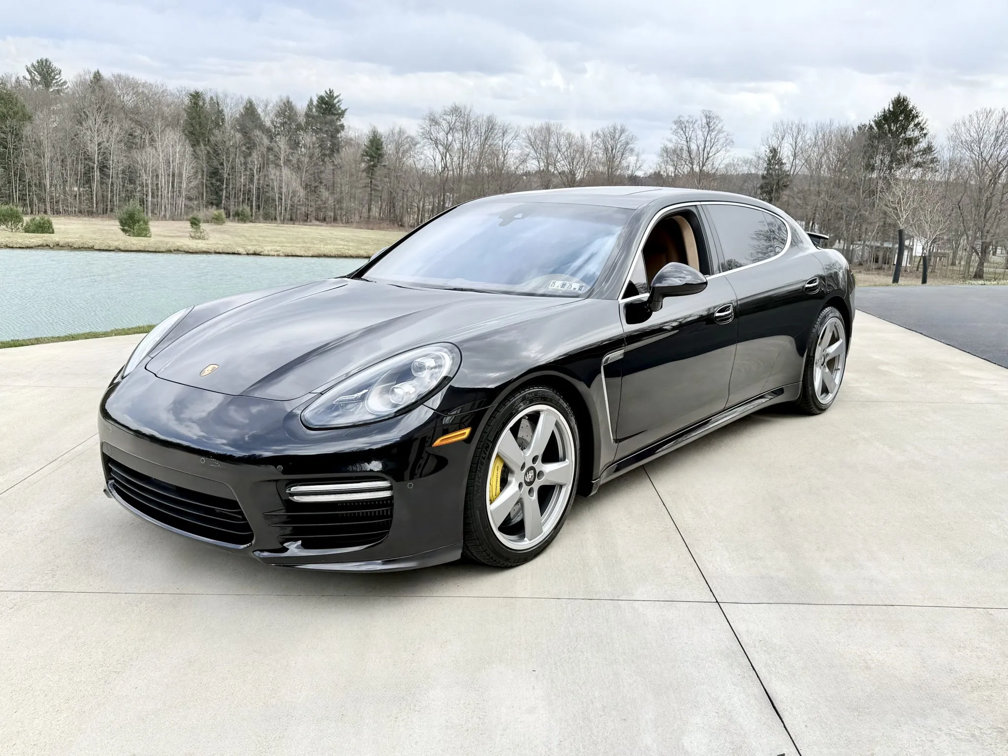 2014 Porsche Panamera Turbo S Executive in Basalt Black Metallic