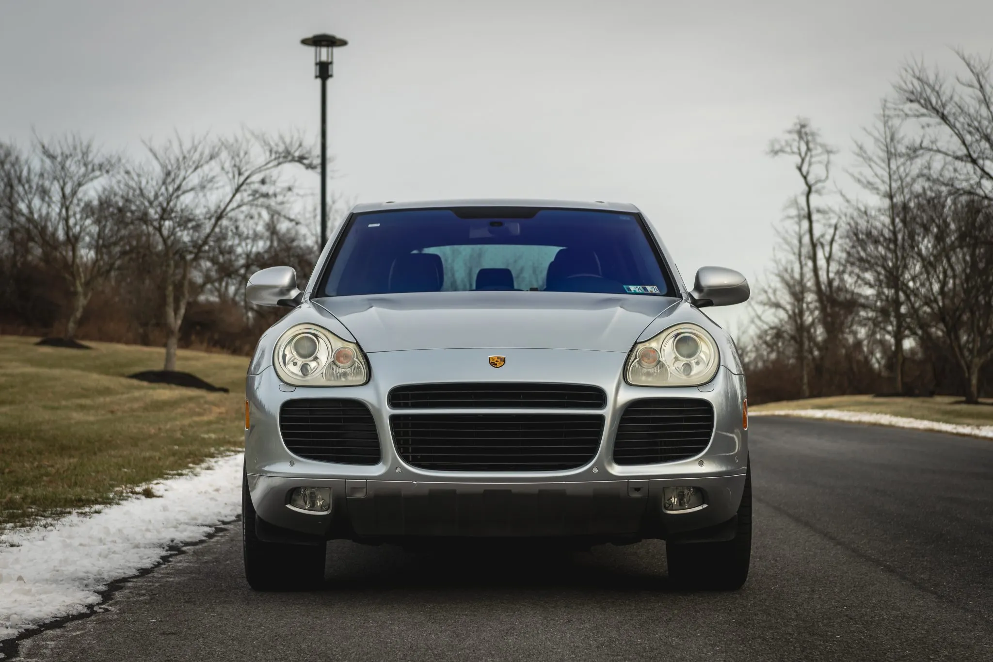 2004 Porsche Cayenne Turbo in Crystal Silver Metallic