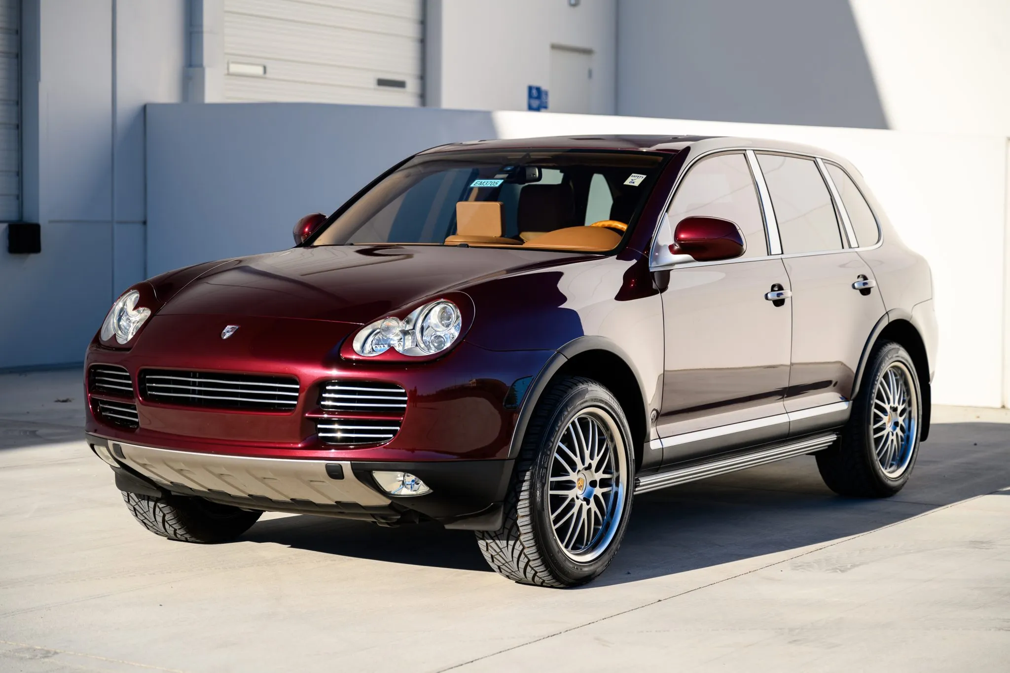 2004 Porsche Cayenne in Carmon Red Metallic