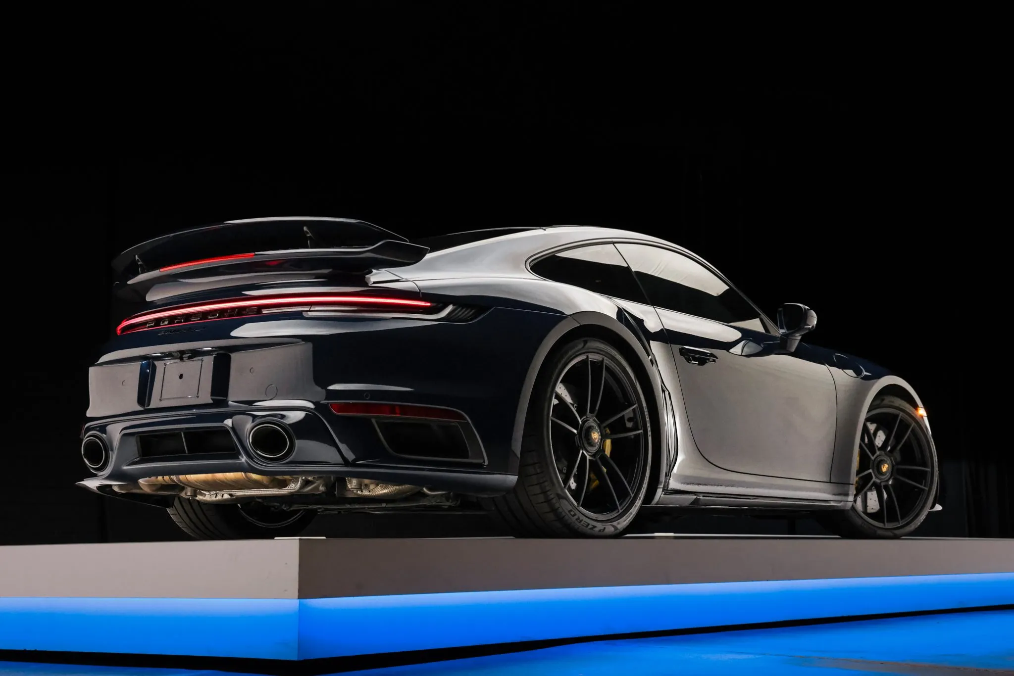 2022 Porsche 911 Turbo S Coupe in Dark Sea Blue