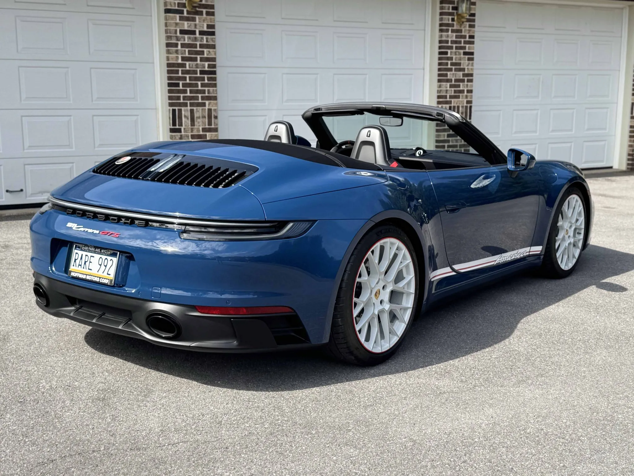 2023 Porsche 911 Carrera GTS Cabriolet America Edition in Azure Blue