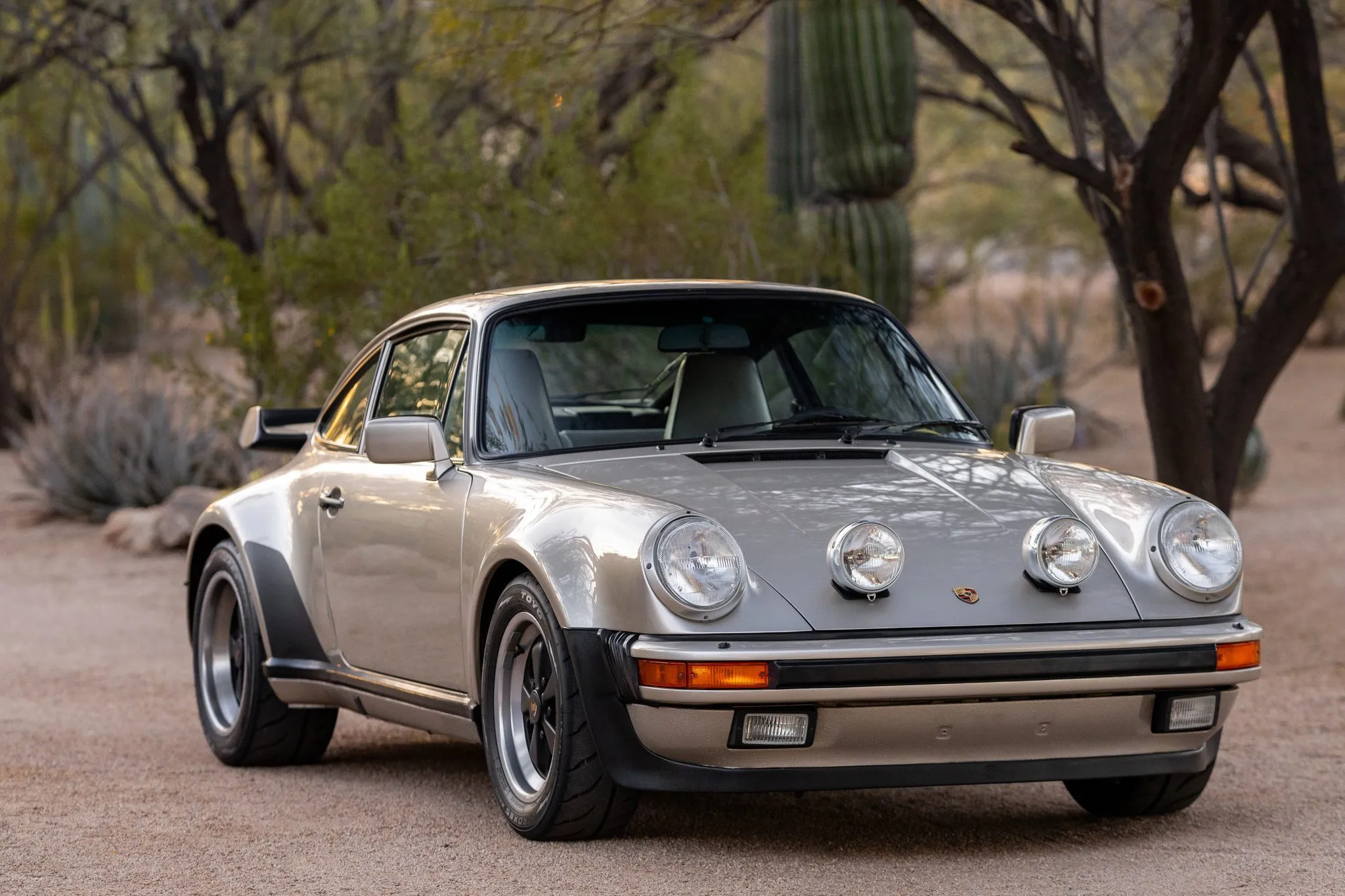 1989 Porsche 911 Turbo Coupe in Linen Metallic