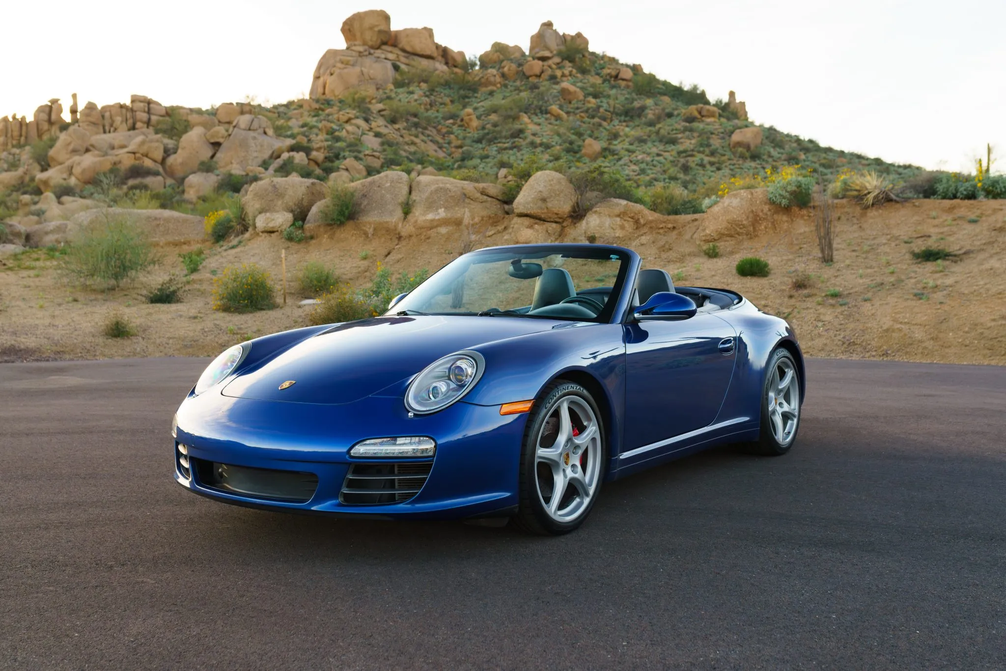 2009 Porsche 911 Carrera 4S Cabriolet in Aqua Blue Metallic