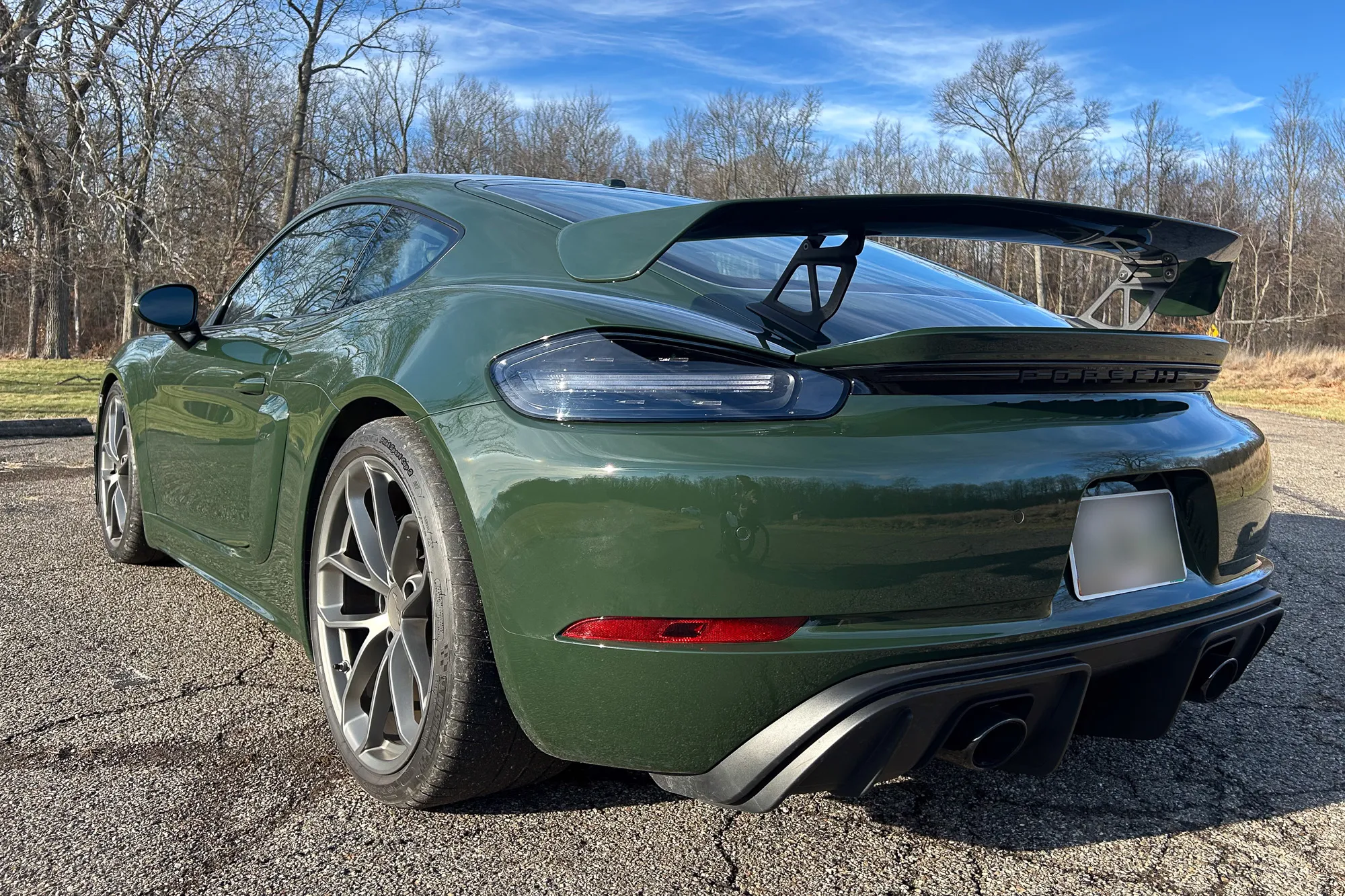 2022 Porsche 718 Cayman GT4 In Underberg Green