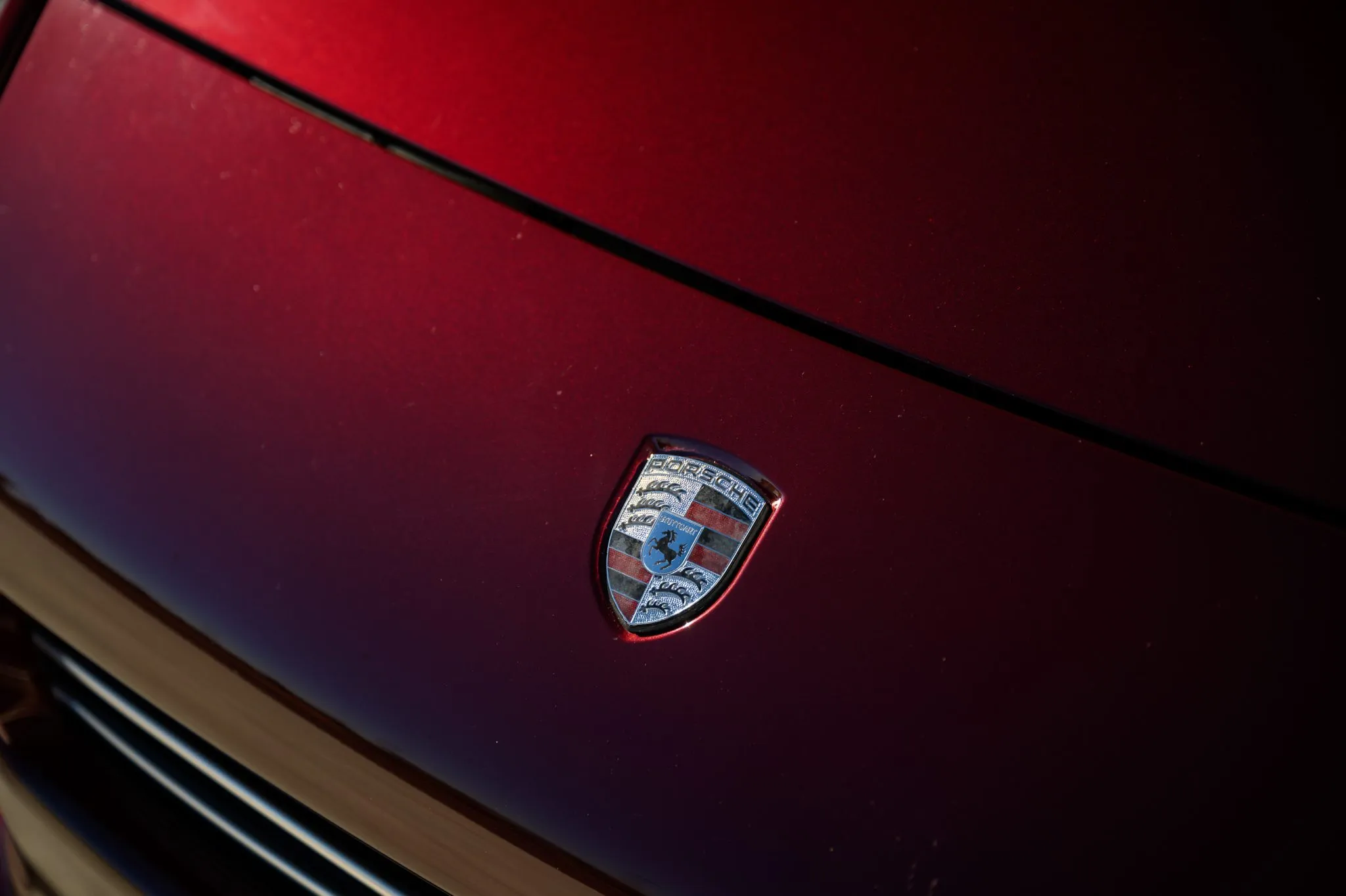 2004 Porsche Cayenne in Carmon Red Metallic
