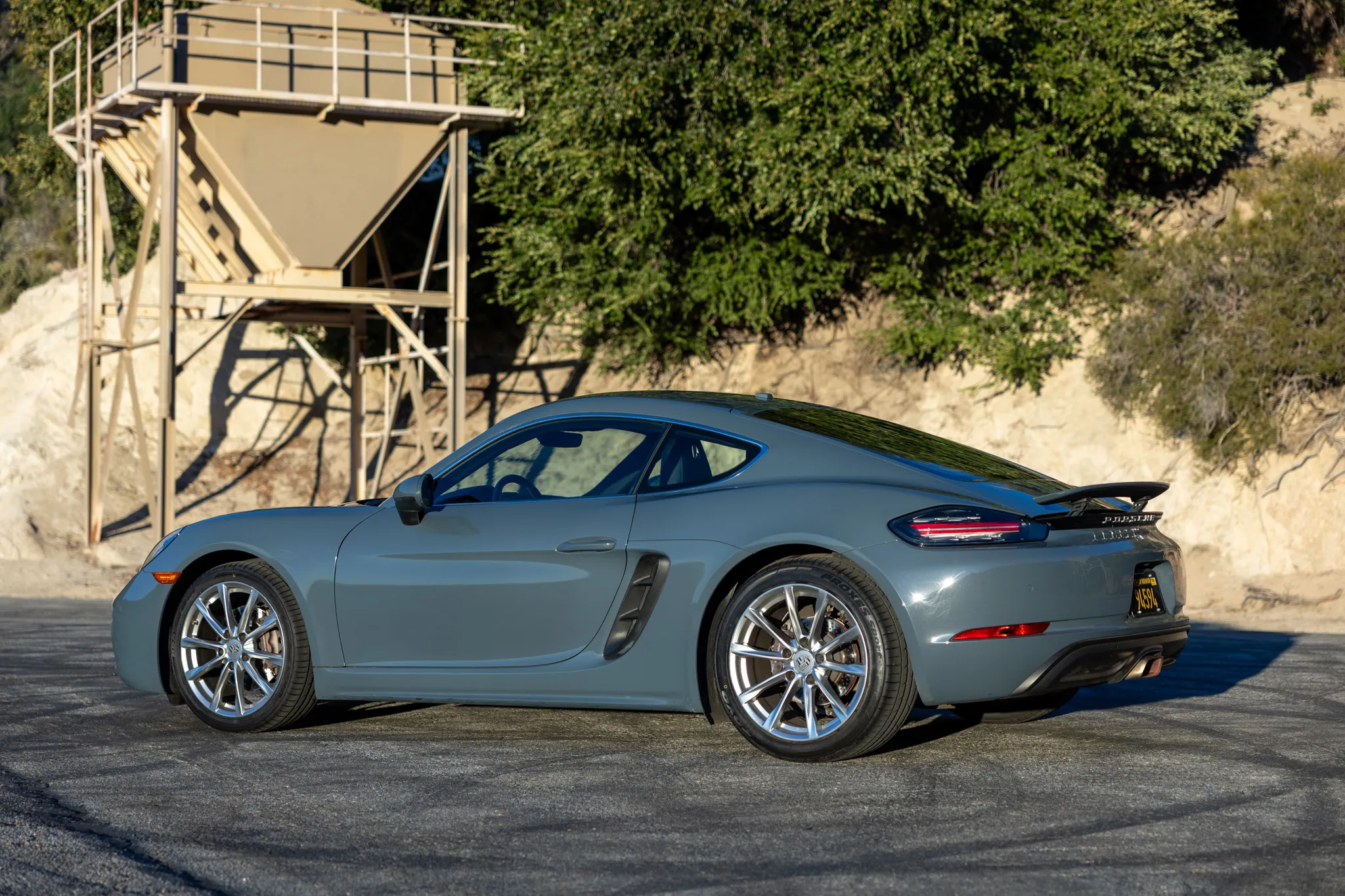 2017 Porsche 718 Cayman in Graphite Blue Metallic