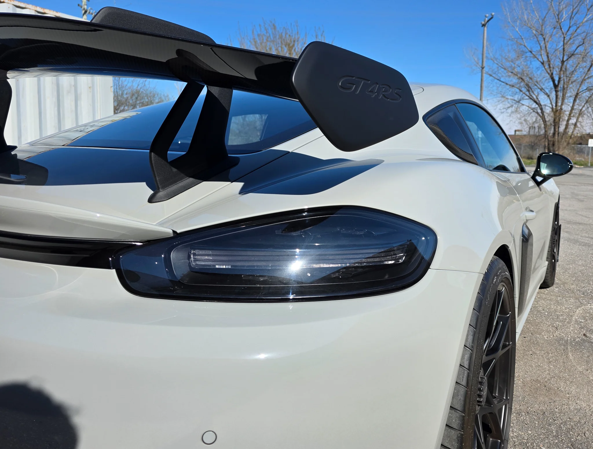 2024 Porsche 718 Cayman GT4 RS Weissach Package in Fashion Grey