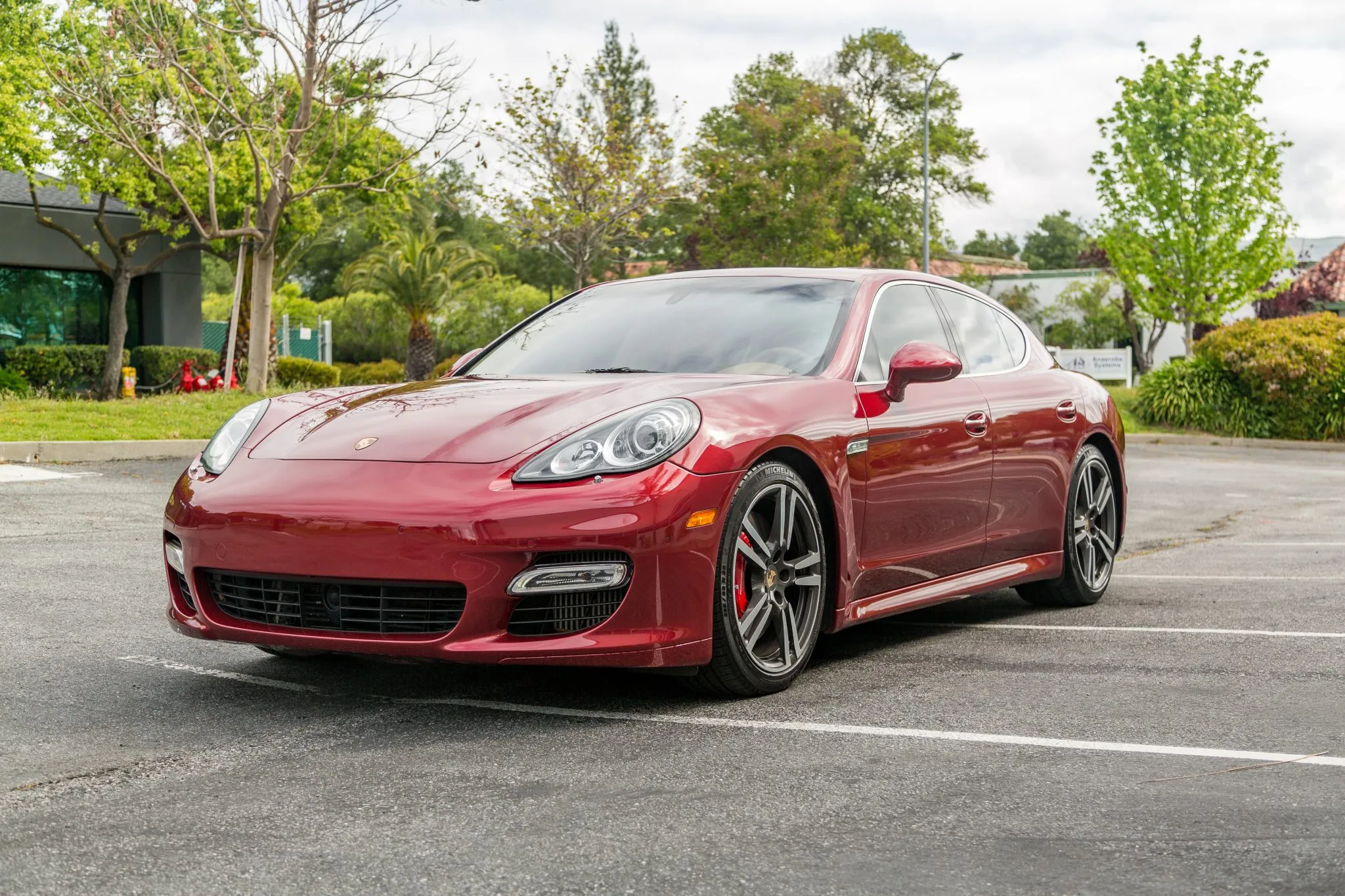 2011 Porsche Panamera Turbo in Ruby Red Metallic