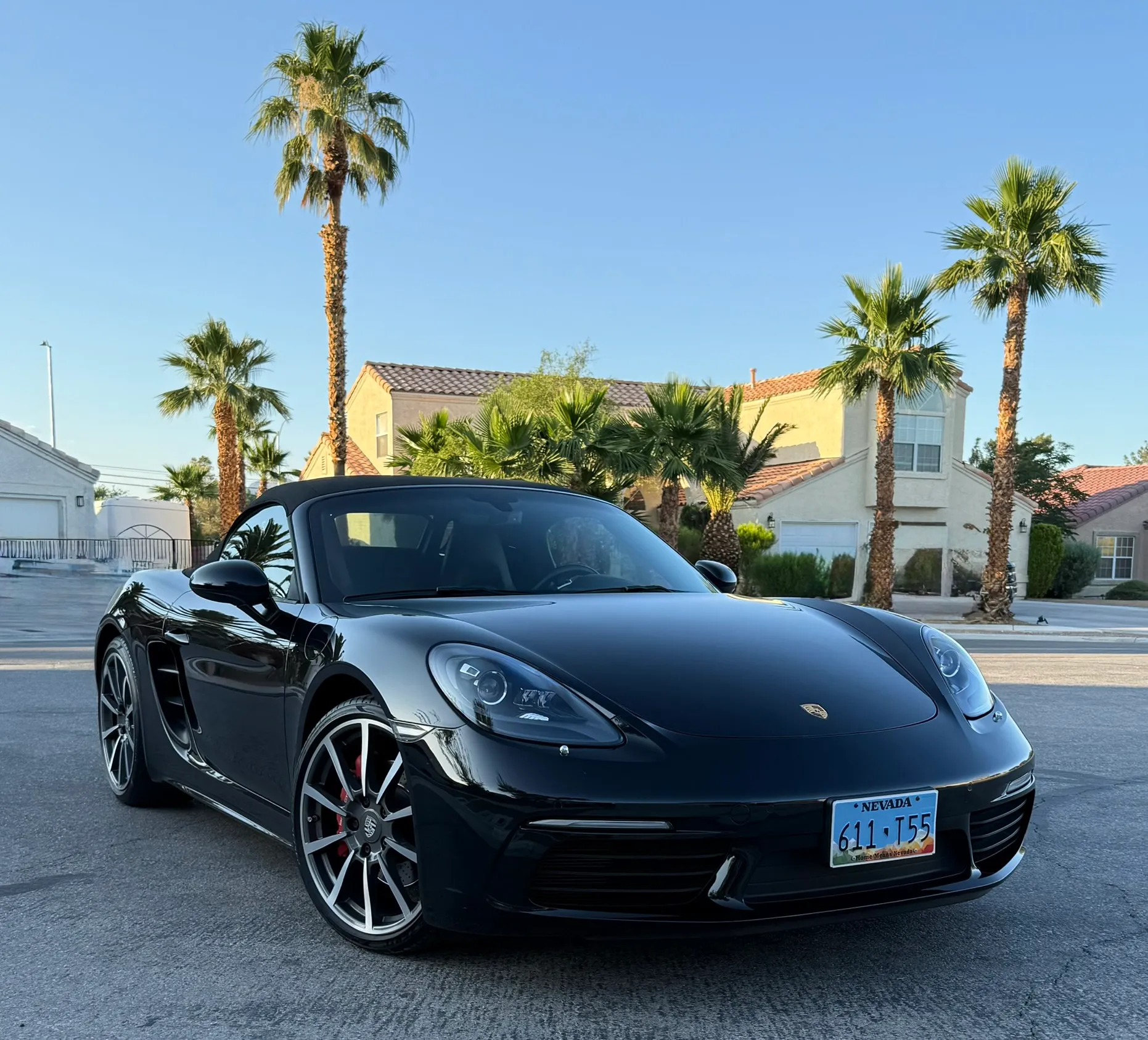2017 Porsche 718 Boxster S in Jet Black Metallic