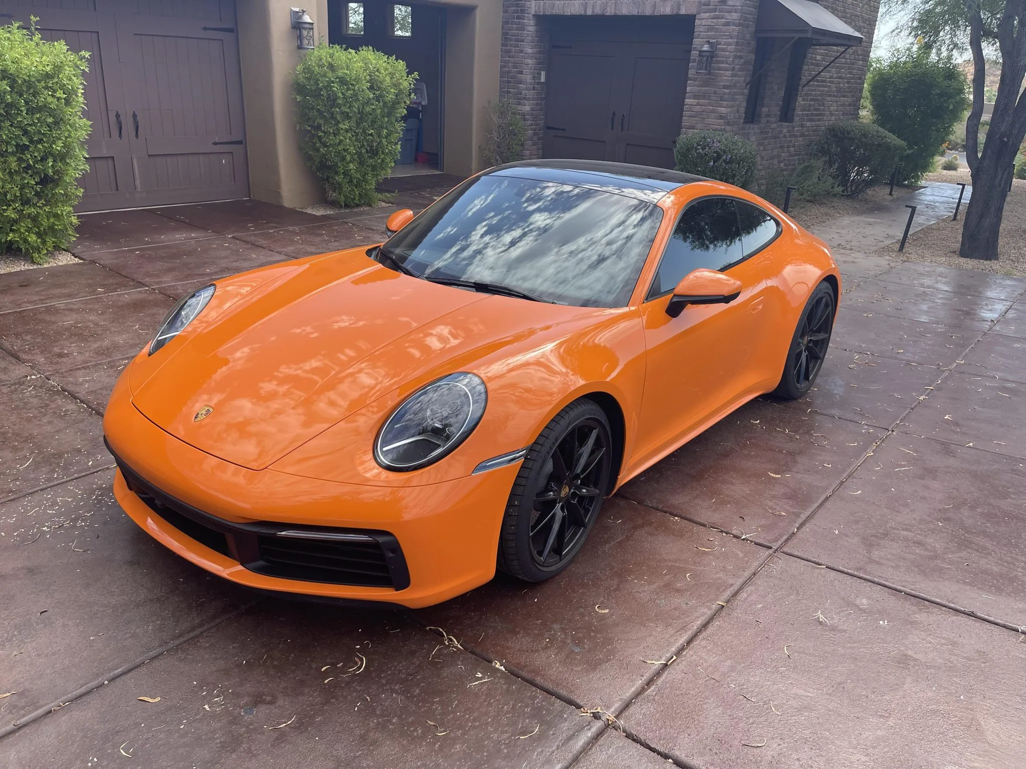 2022 Porsche 911 Carrera Coupe in Pastel Orange