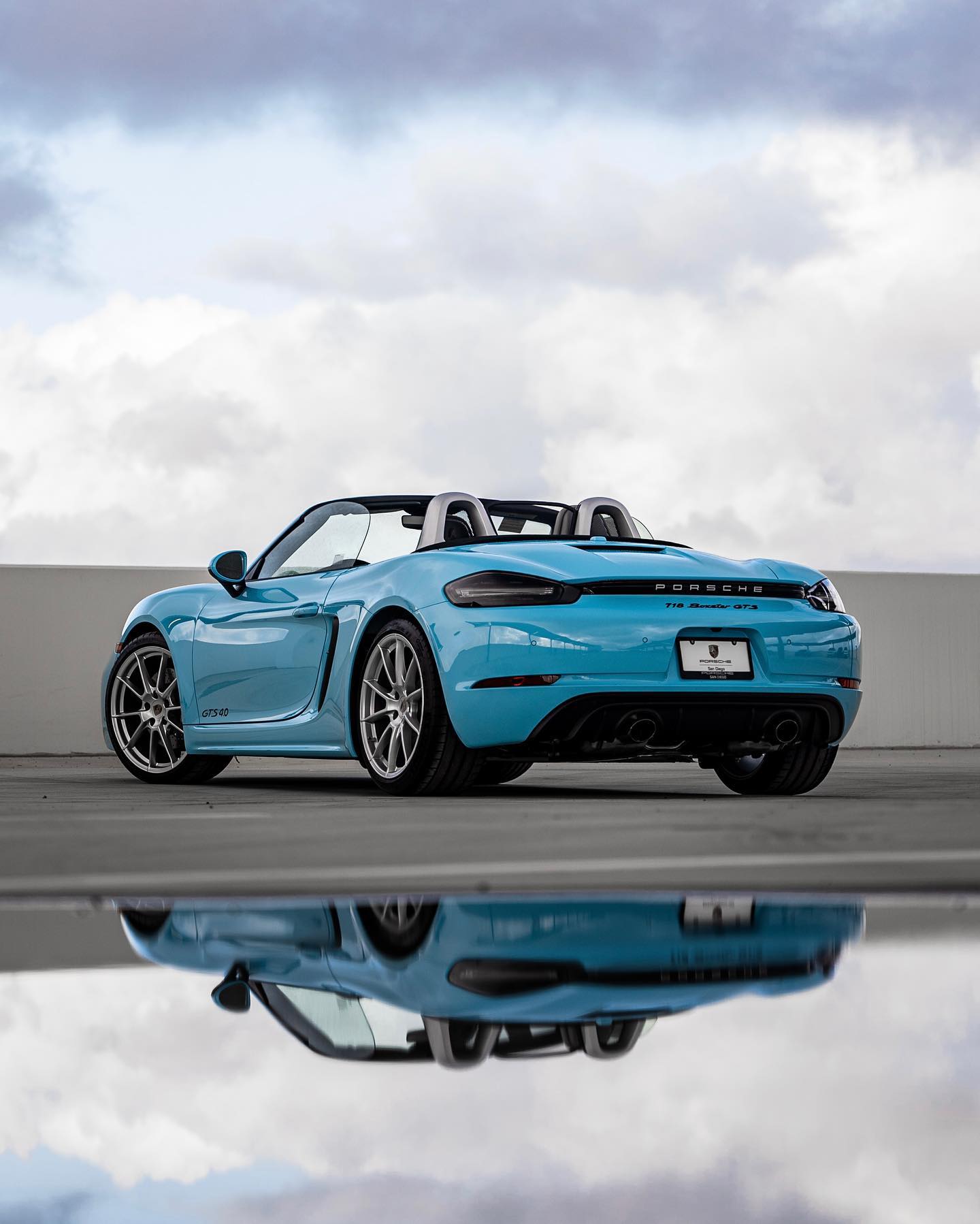 2023 Porsche718 Boxster GTS 4.0 in Olympic Blue