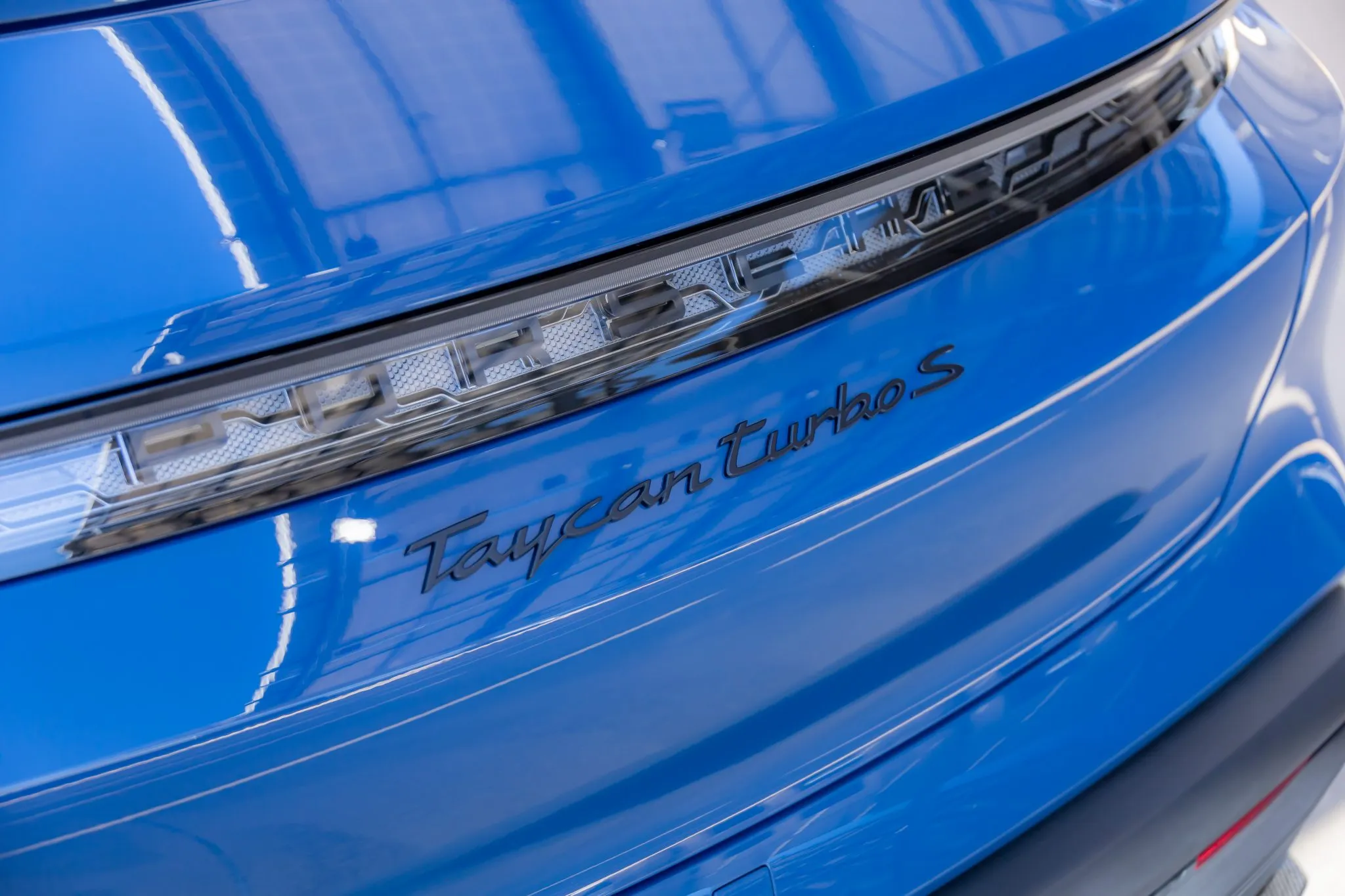 2022 Porsche Taycan Turbo S Cross Turismo in Neptune Blue
