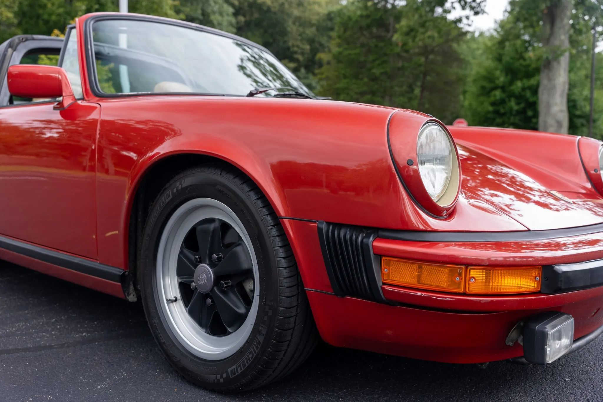 1985 Porsche 911 Turbo Coupe in Metallic Red