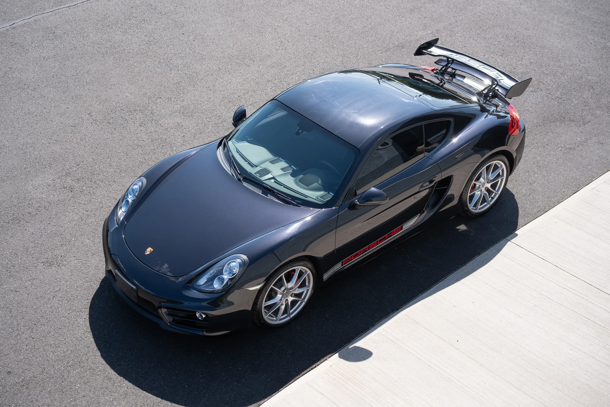 2014 Porsche Cayman in Basalt Black Metallic
