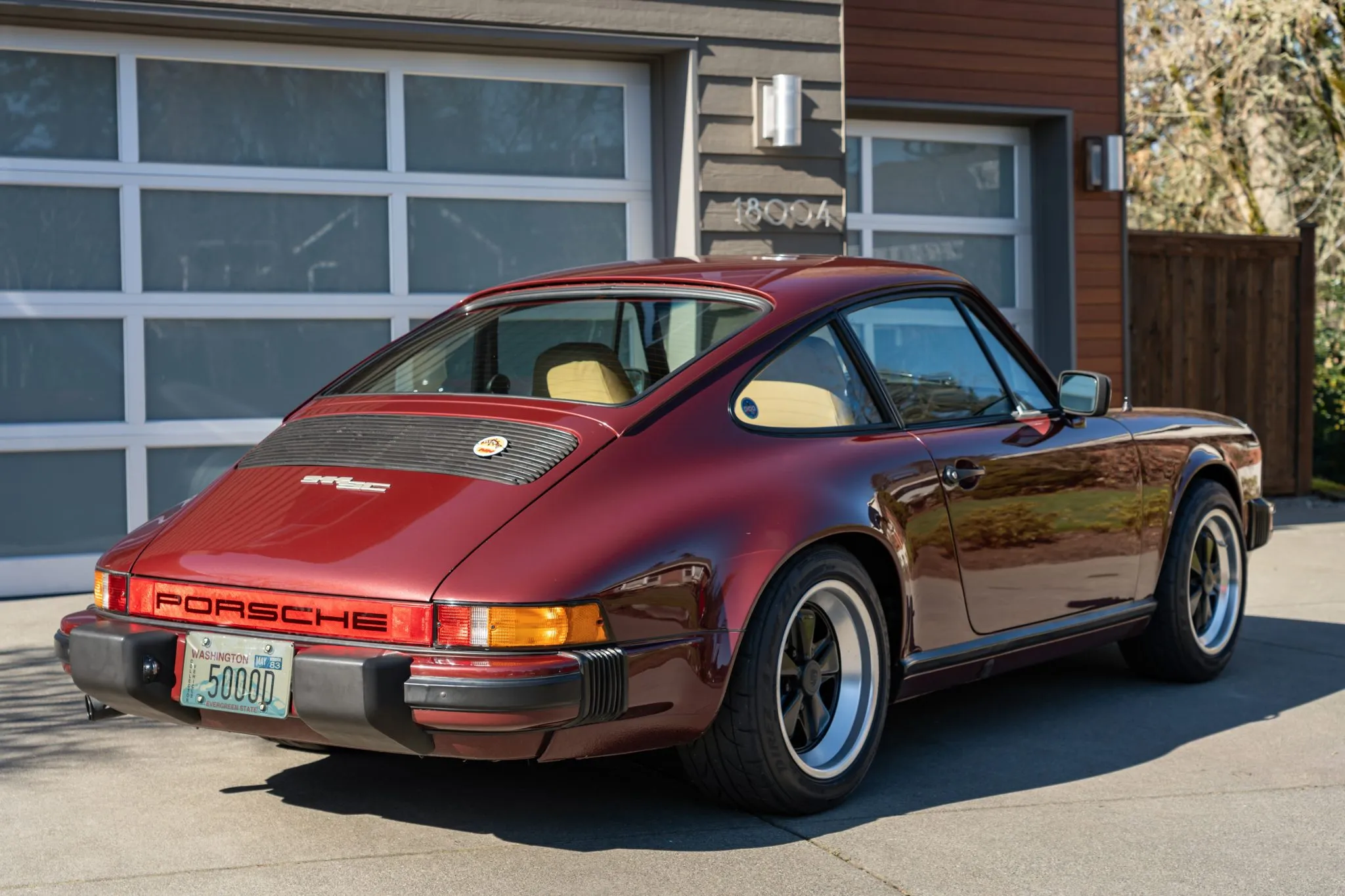 1983 Porsche 911SC Coupe in Ruby Red Metallic