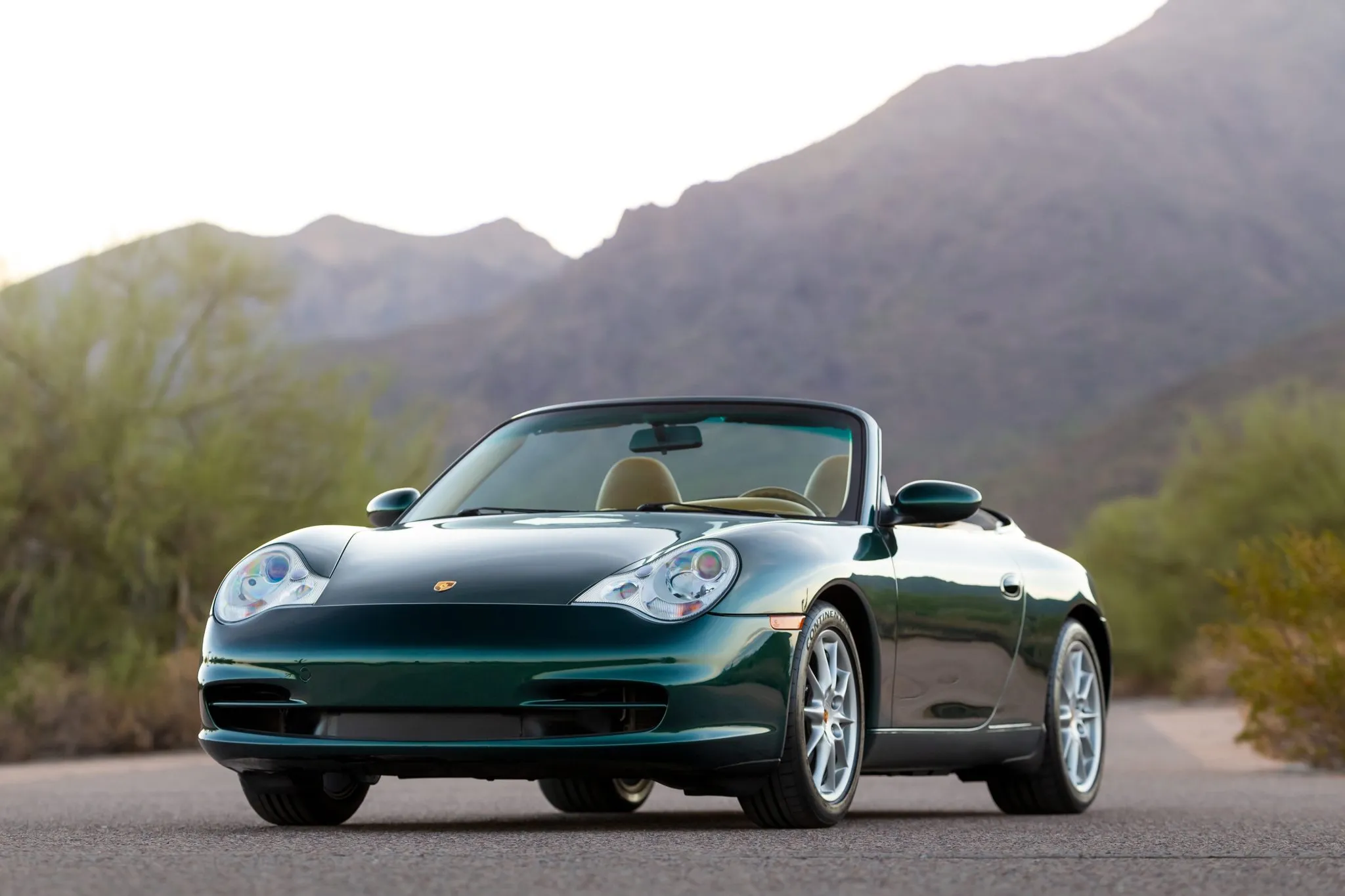 2002 Porsche 911 Carrera Cabriolet in Rainforest Green Metallic