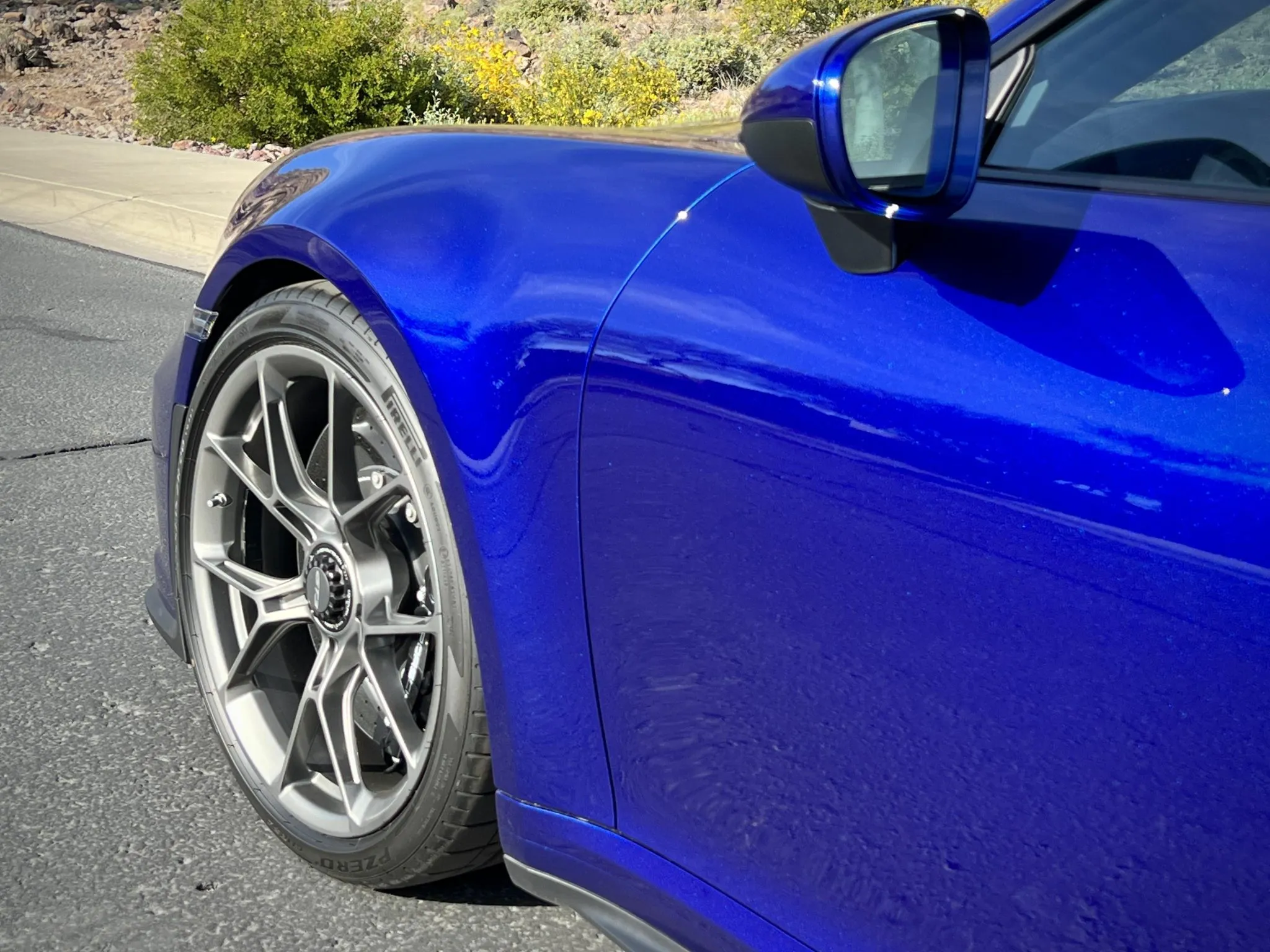 2022 Porsche 911 GT3 in San Marino Blue