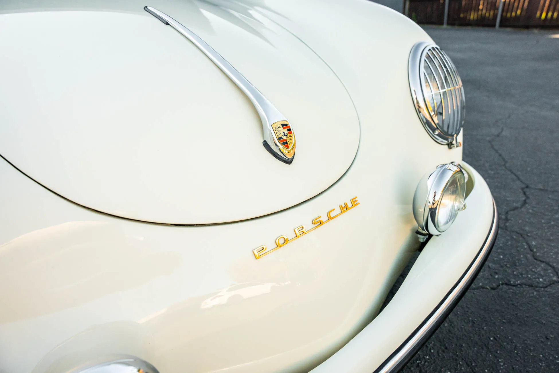 1955 Porsche 356 Pre-A Speedster in Ivory