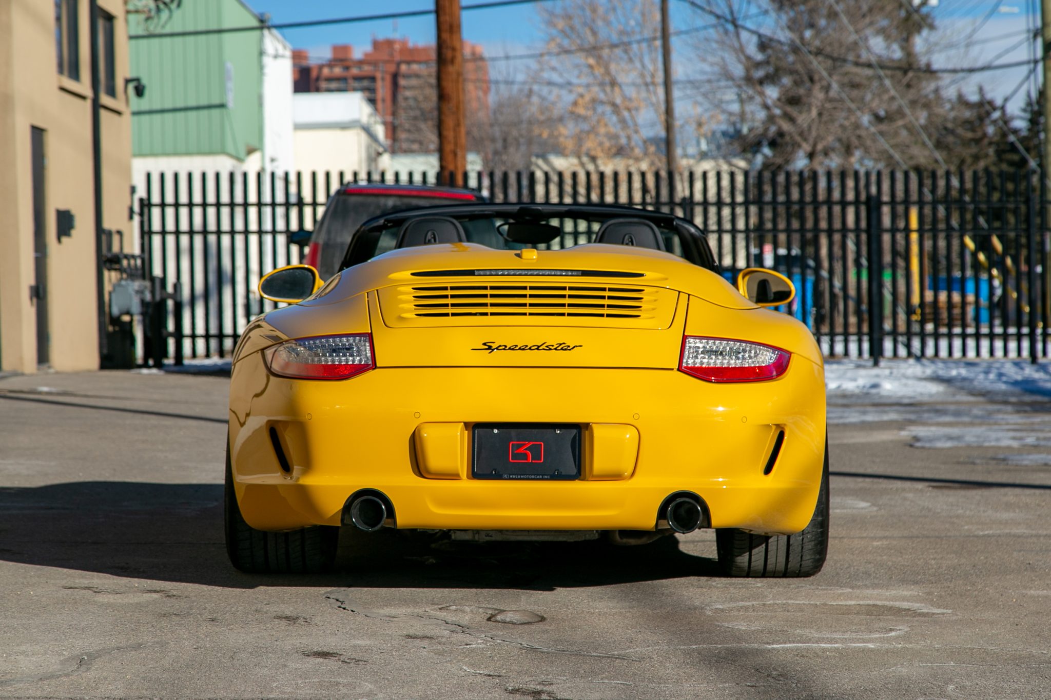 2011 Porsche 911 Speedster In Speed Yellow
