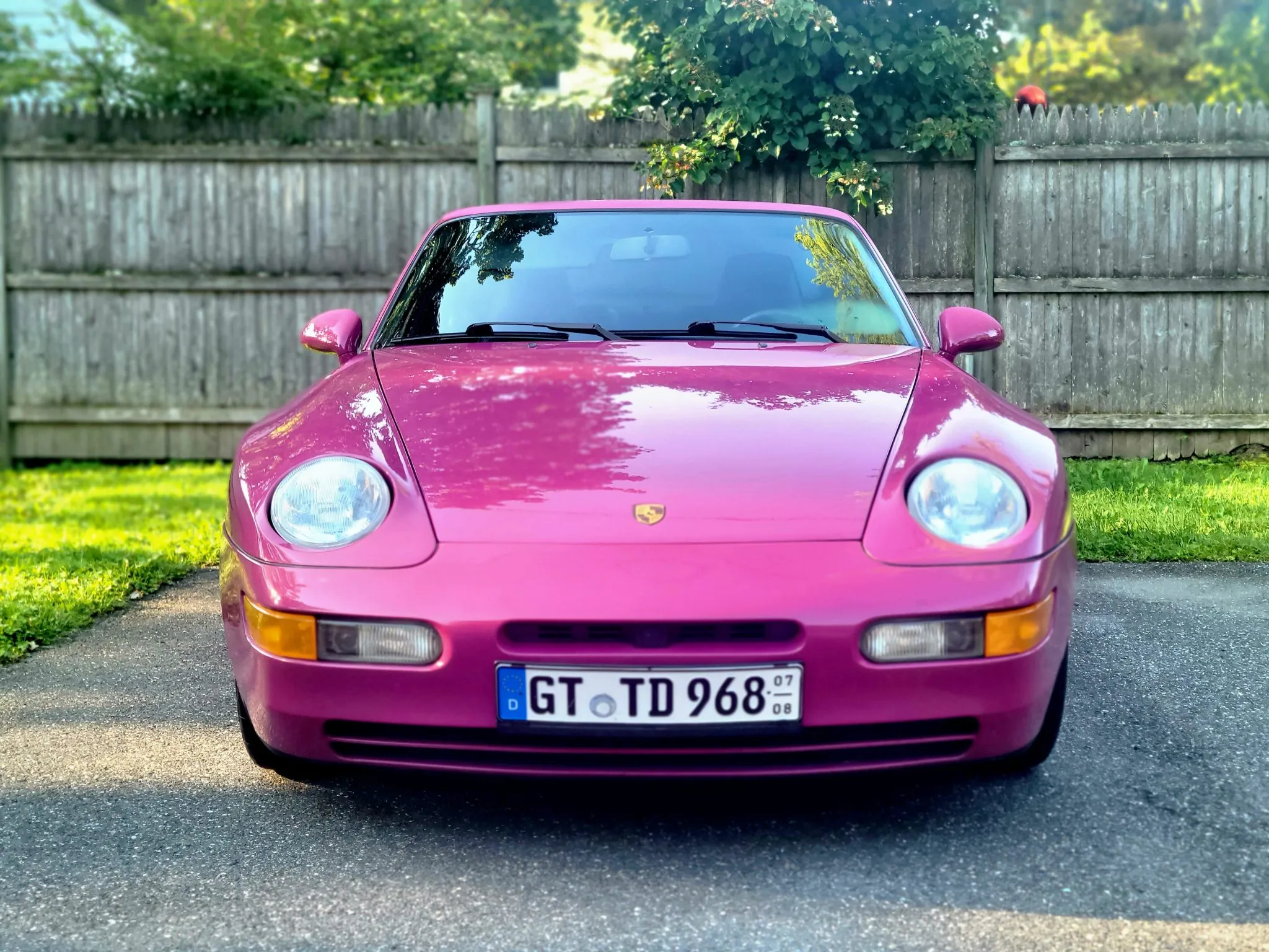 1992 Porsche 968 Coupe in Rubystone Red