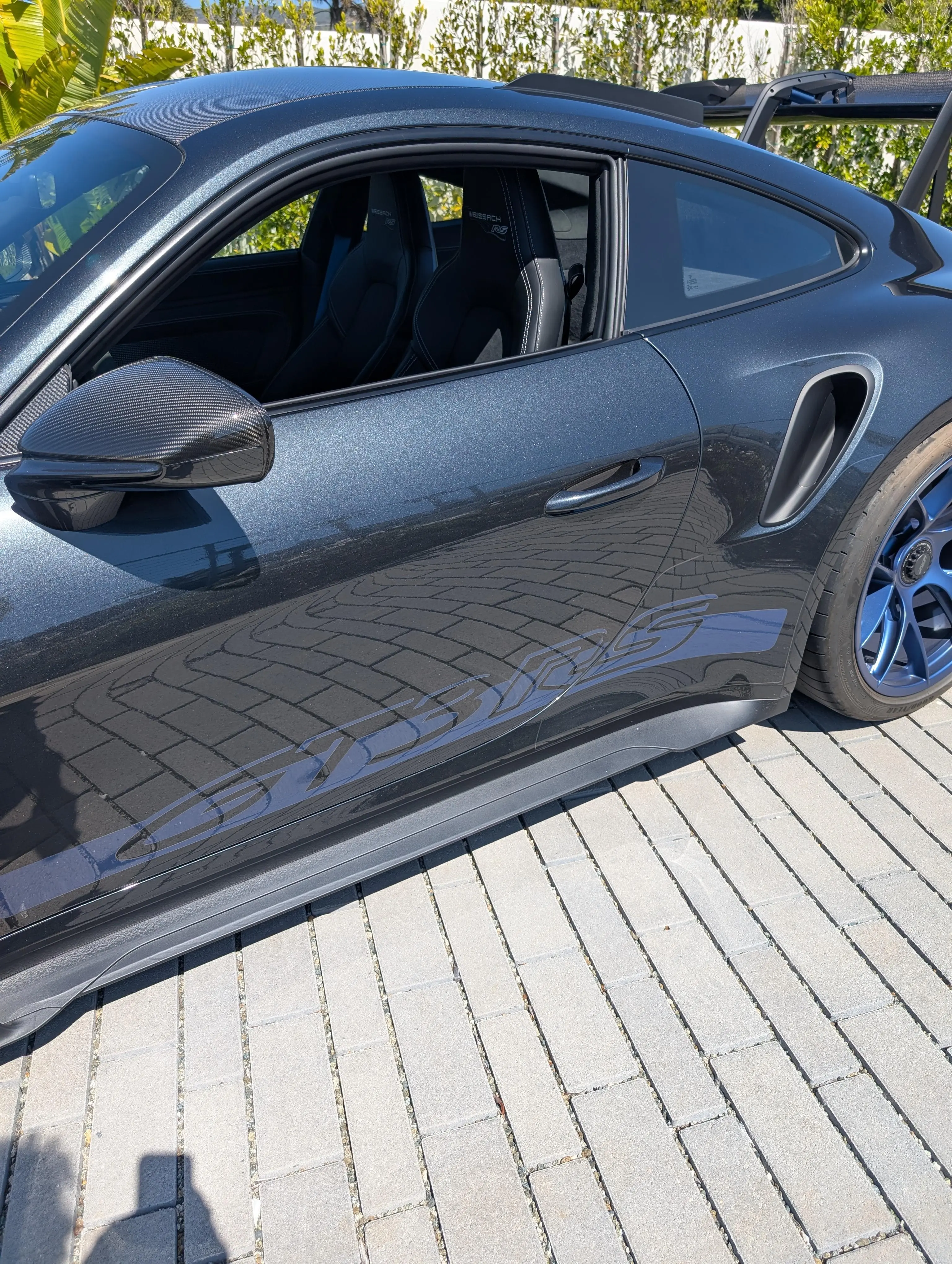 2024 Porsche 911 GT3 RS Weissach in Carbon Steel Grey Metallic