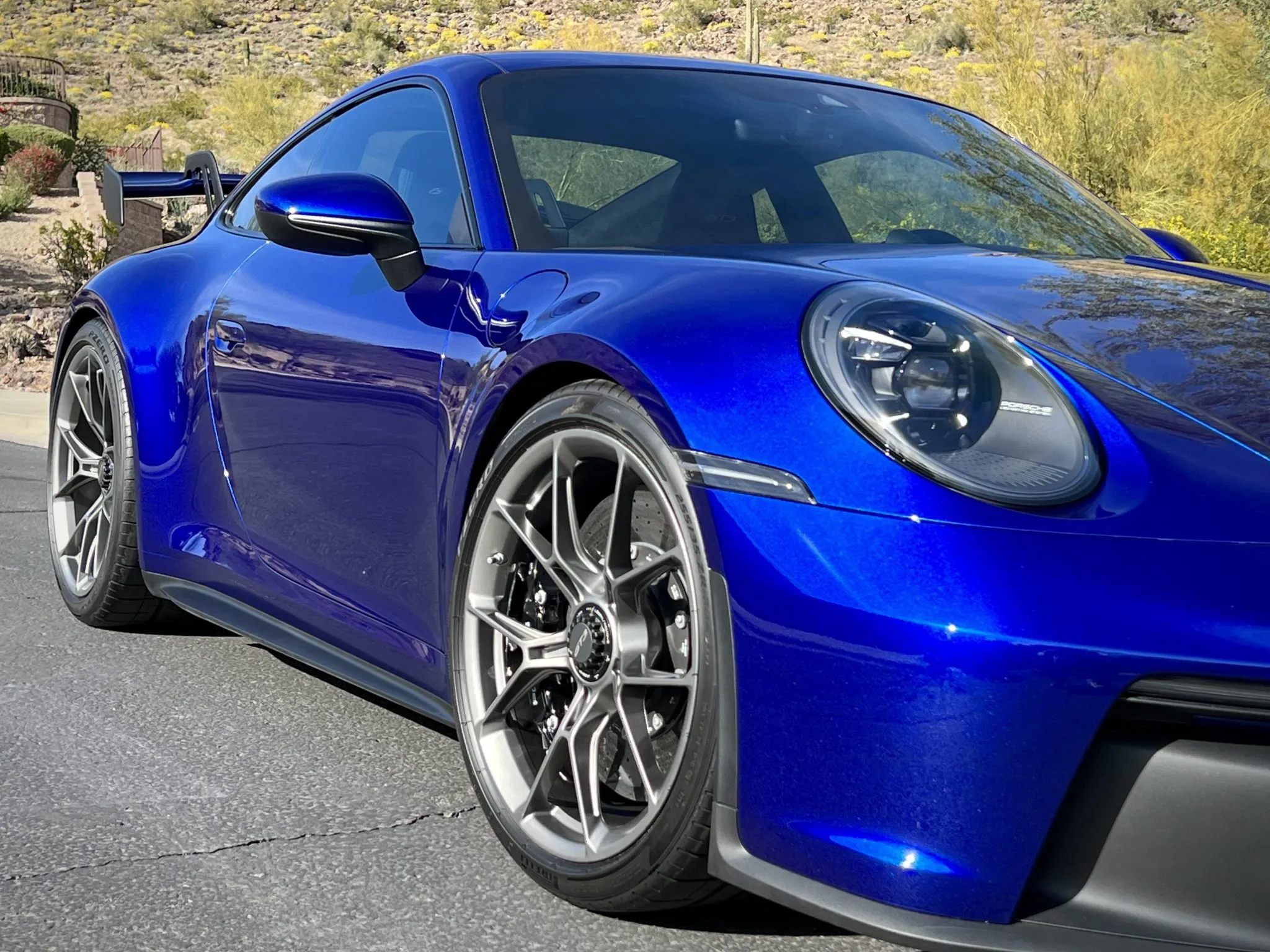 2022 Porsche 911 GT3 in San Marino Blue