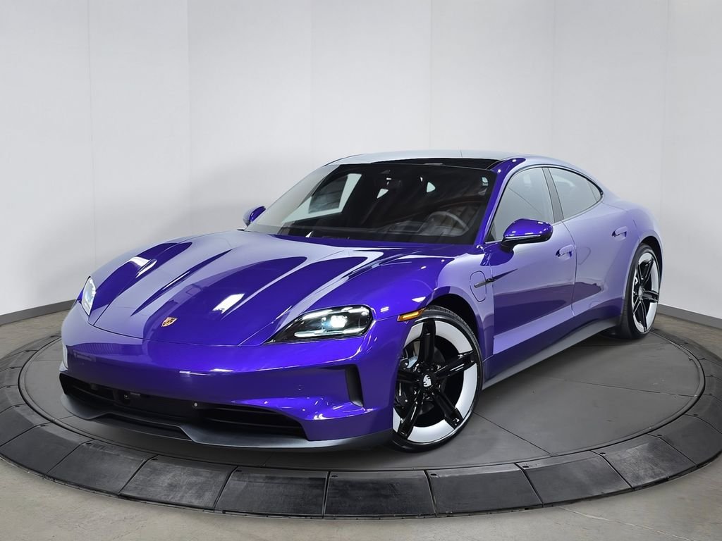 2026 Porsche Taycan 4 in Purple Sky Metallic