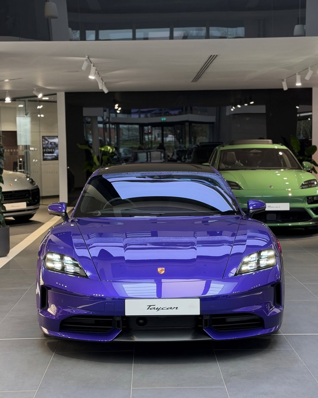 2025 Porsche Taycan 4S in Purple Sky Metallic