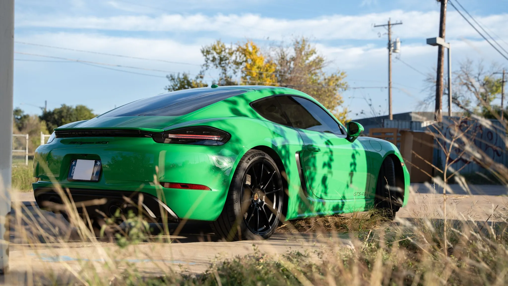 2023 Porsche 718 Cayman GTS 4.0 in Python Green
