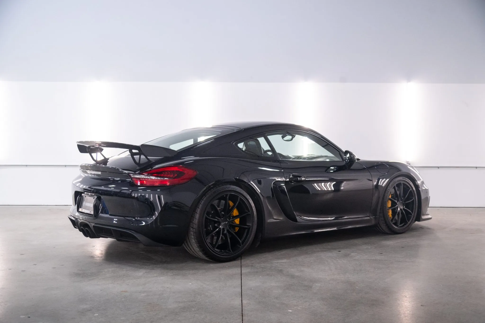 2016 Porsche Cayman GT4 in Jet Black Metallic