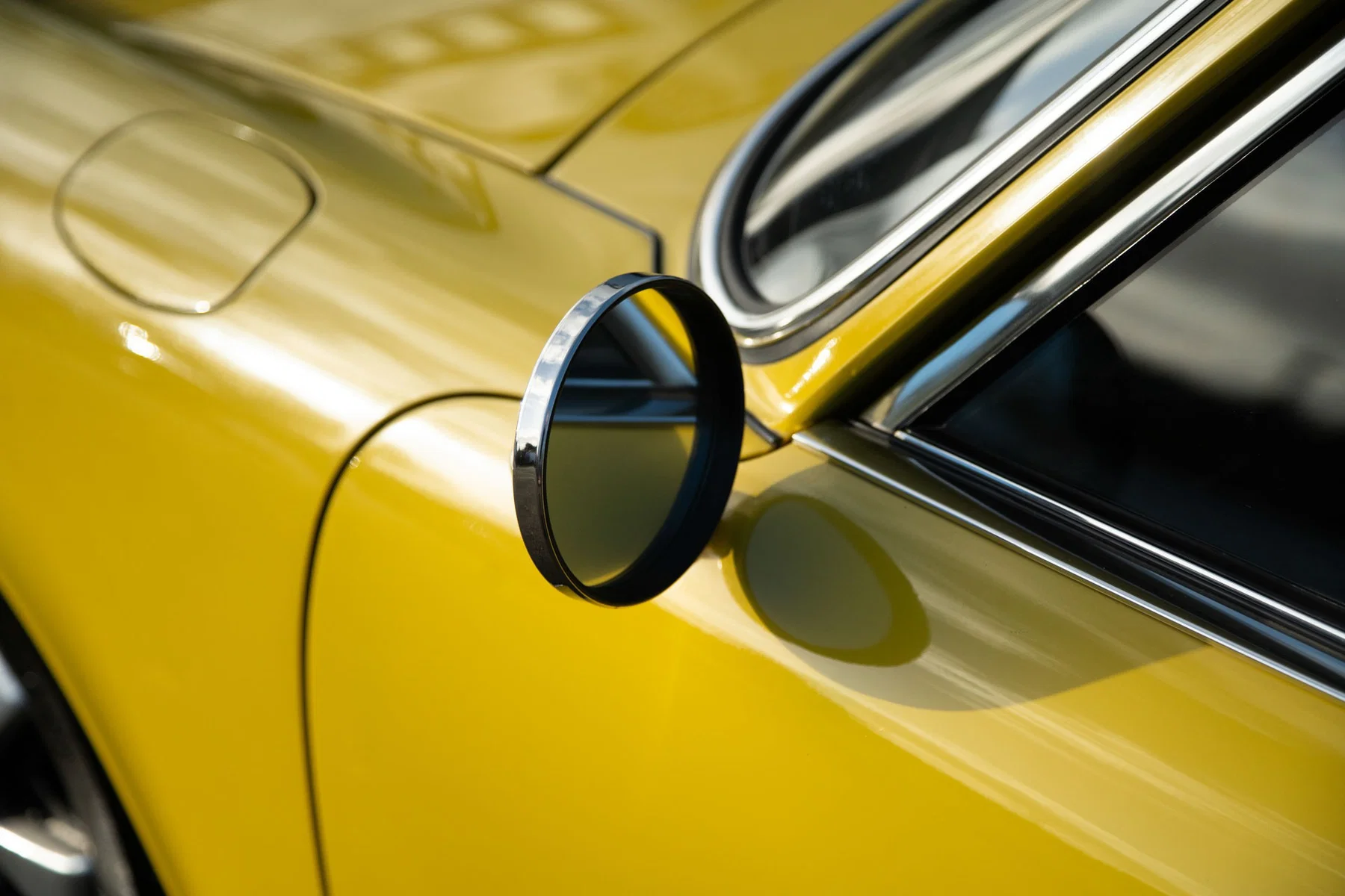 1969 Porsche 911E in Canary Yellow