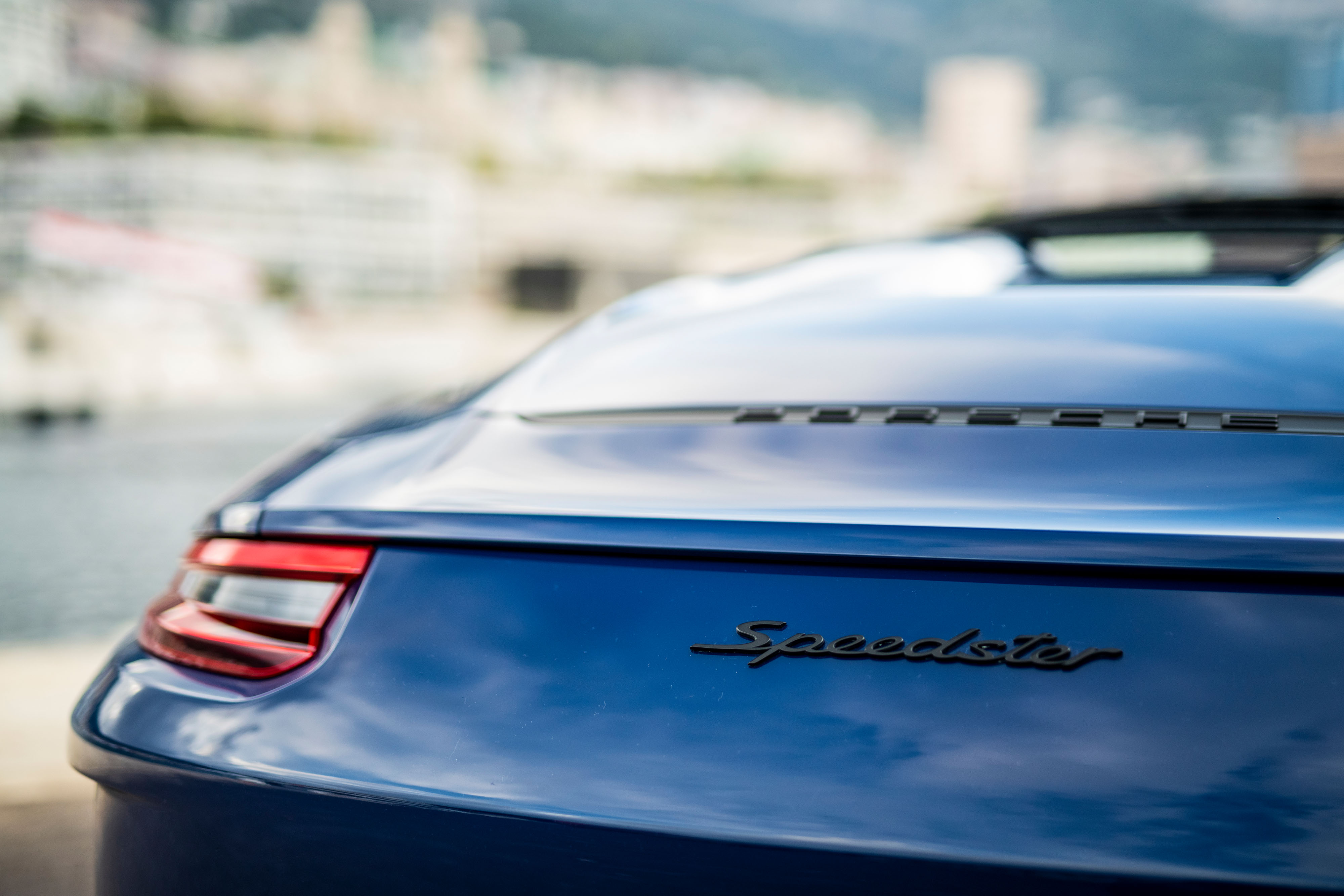 2019 Porsche 911 Speedster in Albert Blue