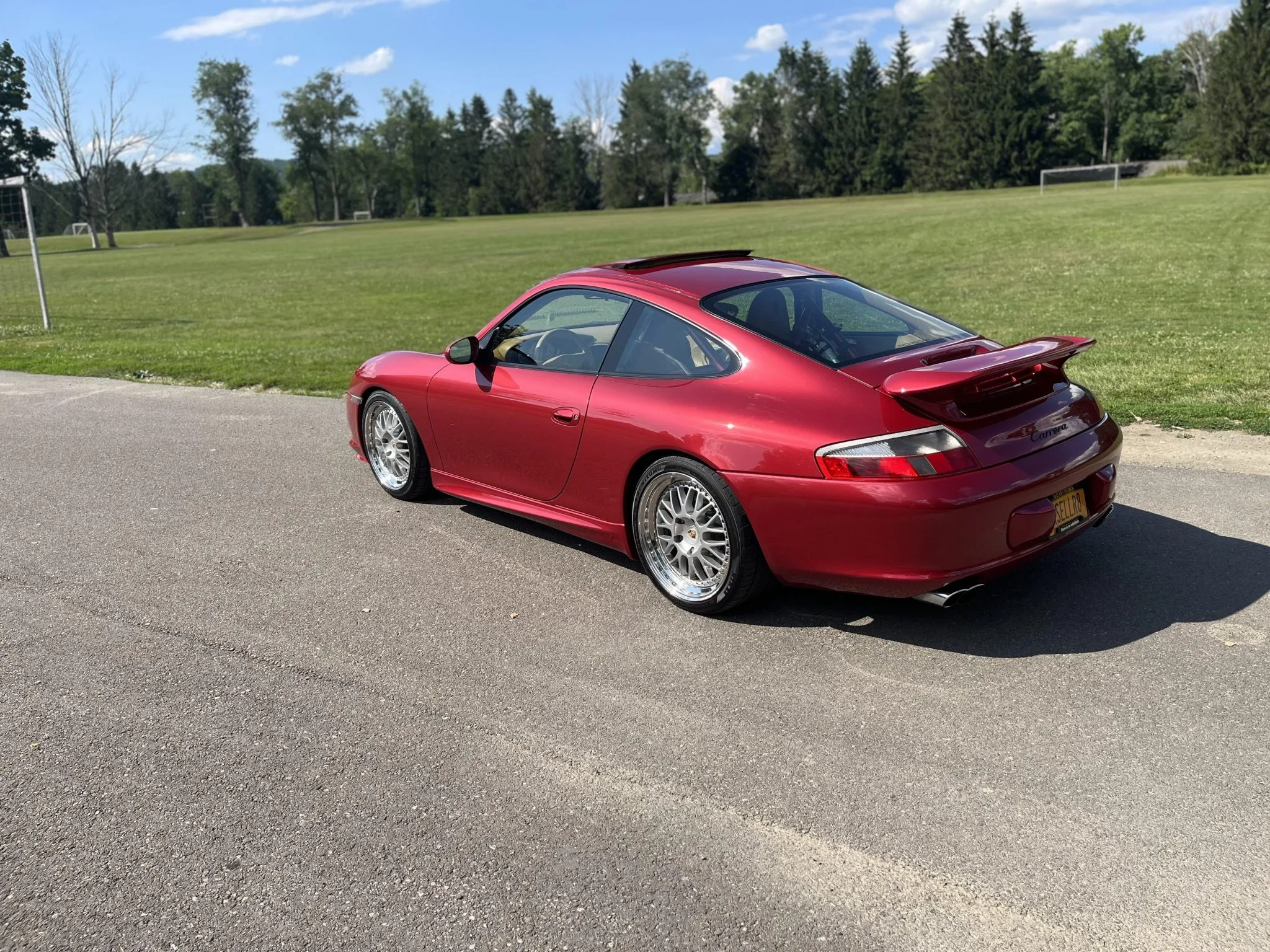 2003 Porsche 911 Carrera Coupe in Orient Red Metallic