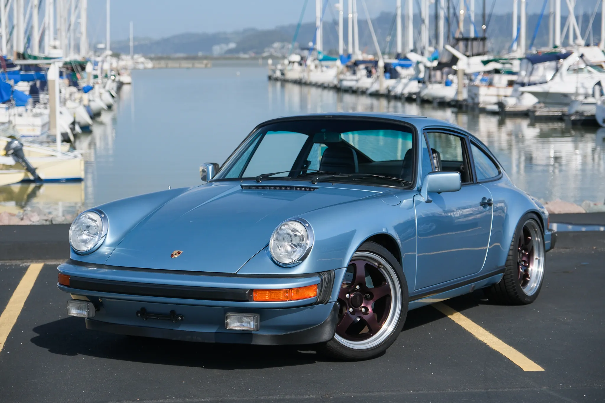 1980 Porsche 911SC Coupe in Light Blue Metallic