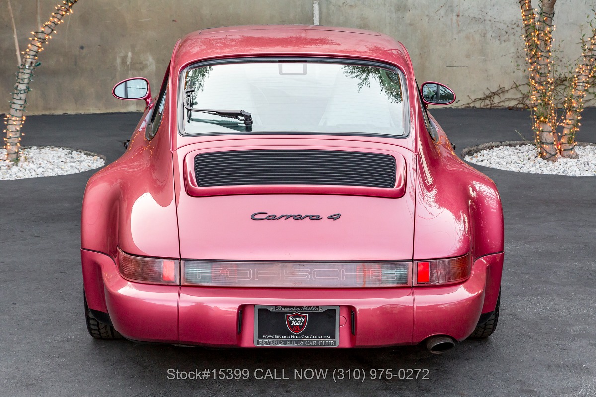 1994 Porsche 911 Carrera 4 Widebody Coupe in Rhodamine Red Metallic