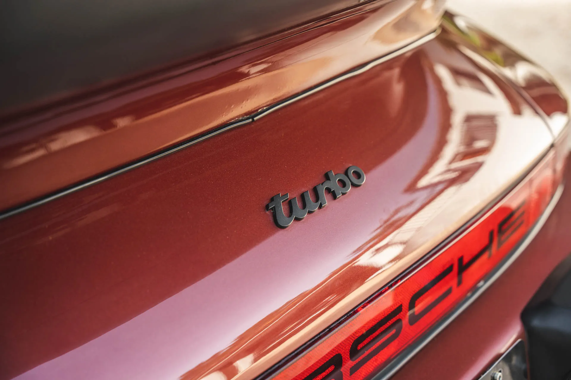 1986 Porsche 911 Turbo Coupe in Garnet Red Metallic