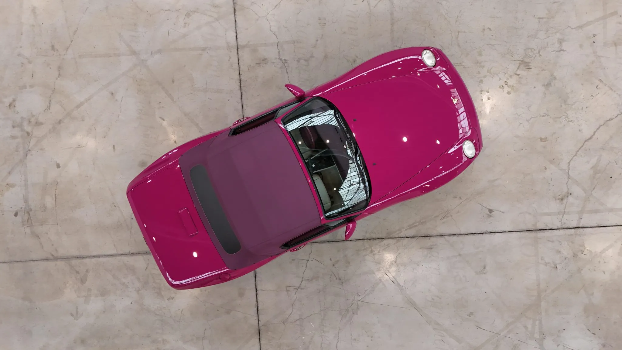1992 Porsche 968 Cabriolet in Rubystone Red