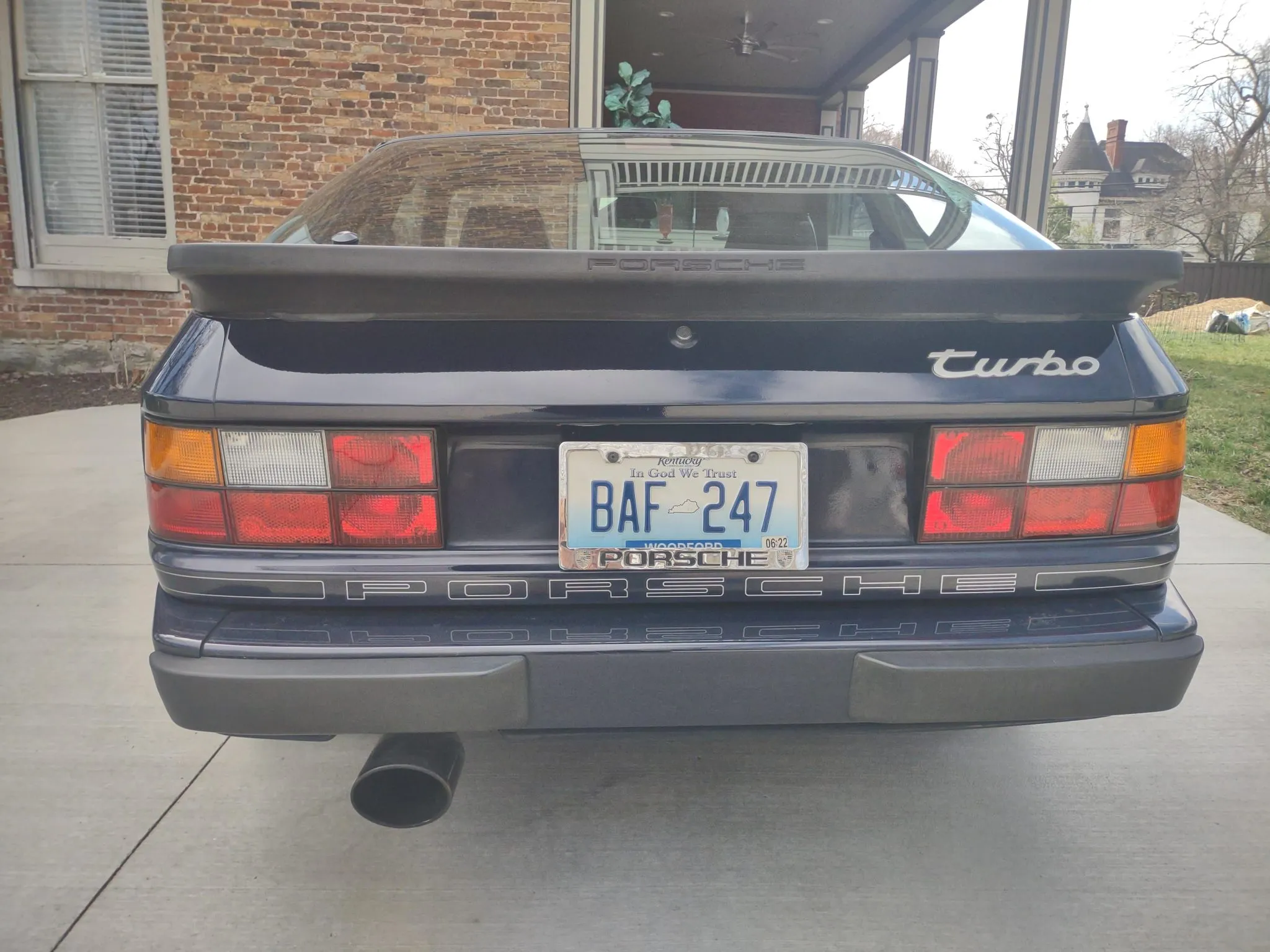1986 Porsche 944 Turbo in Copenhagen Blue
