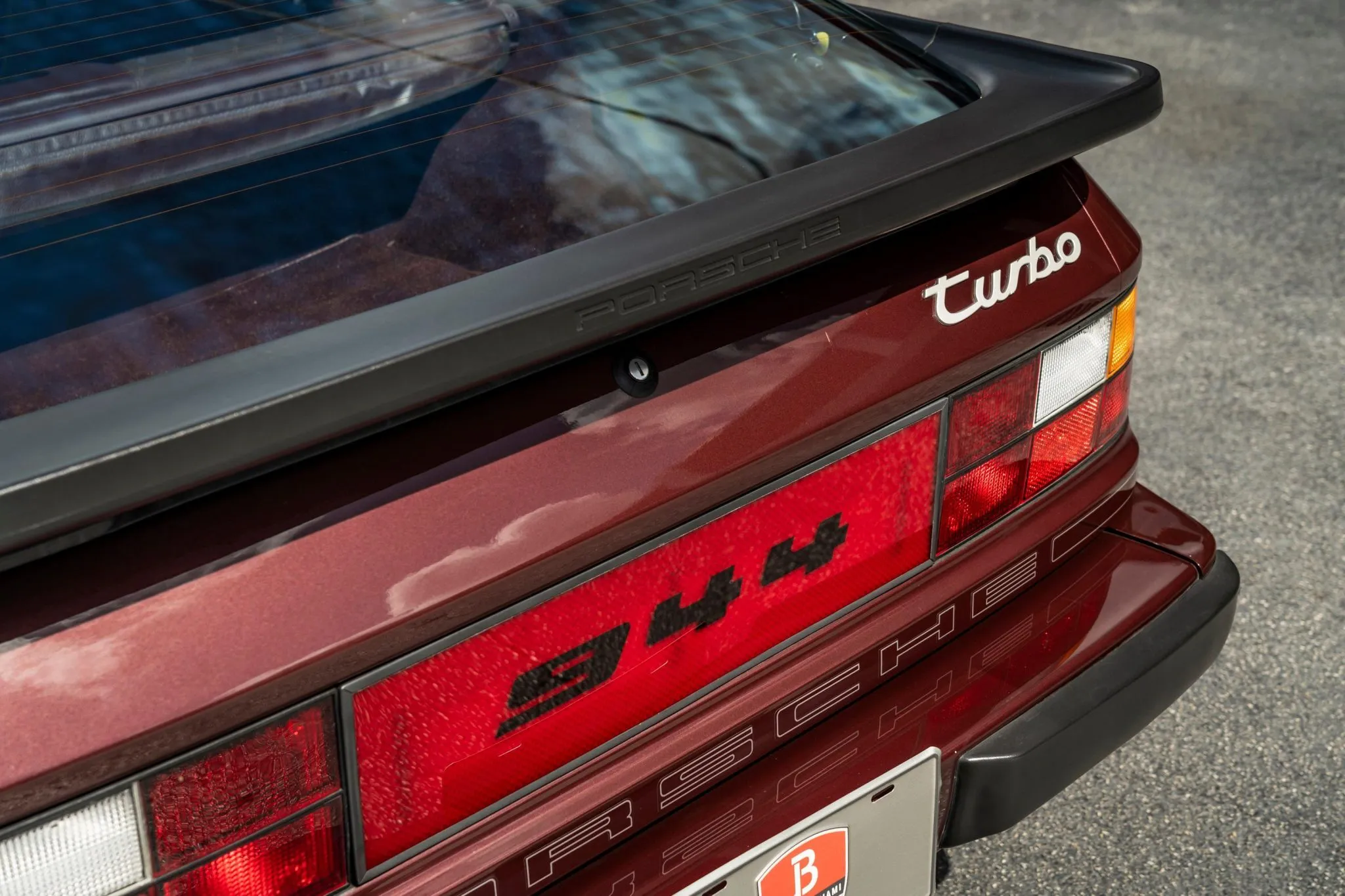 1987 Porsche 944 Turbo in Maraschino Red Metallic