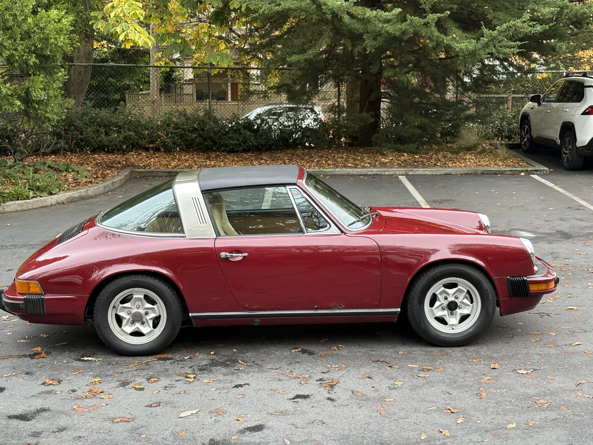 1974 Porsche 911 Targa in Brocade Red
