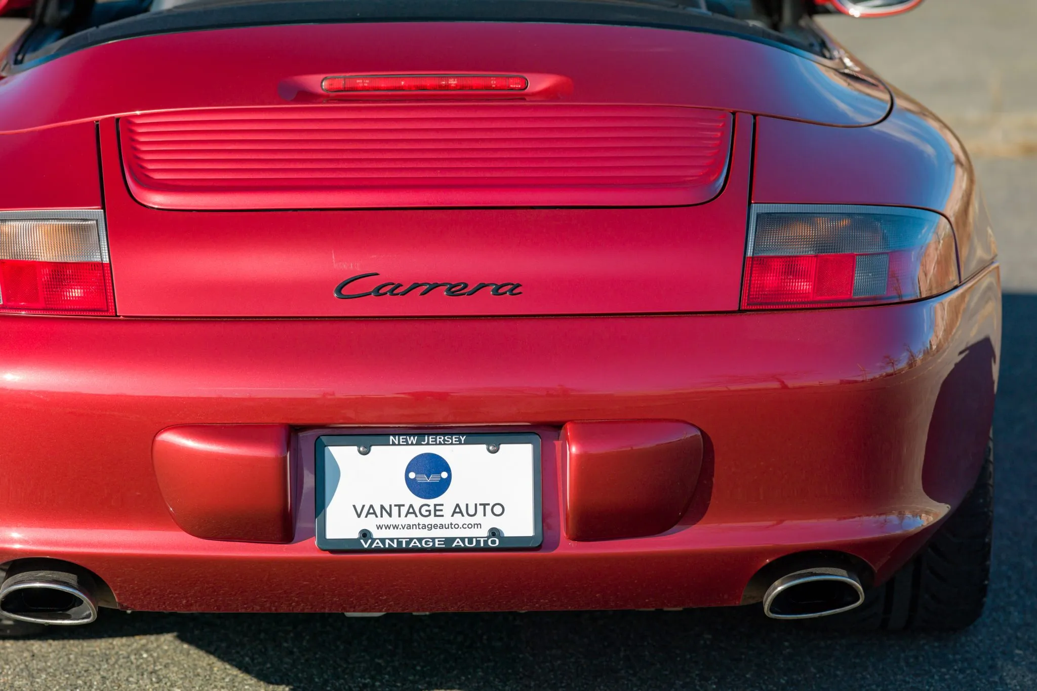 2003 Porsche 911 Carrera Cabriolet in Orient Red Metallic