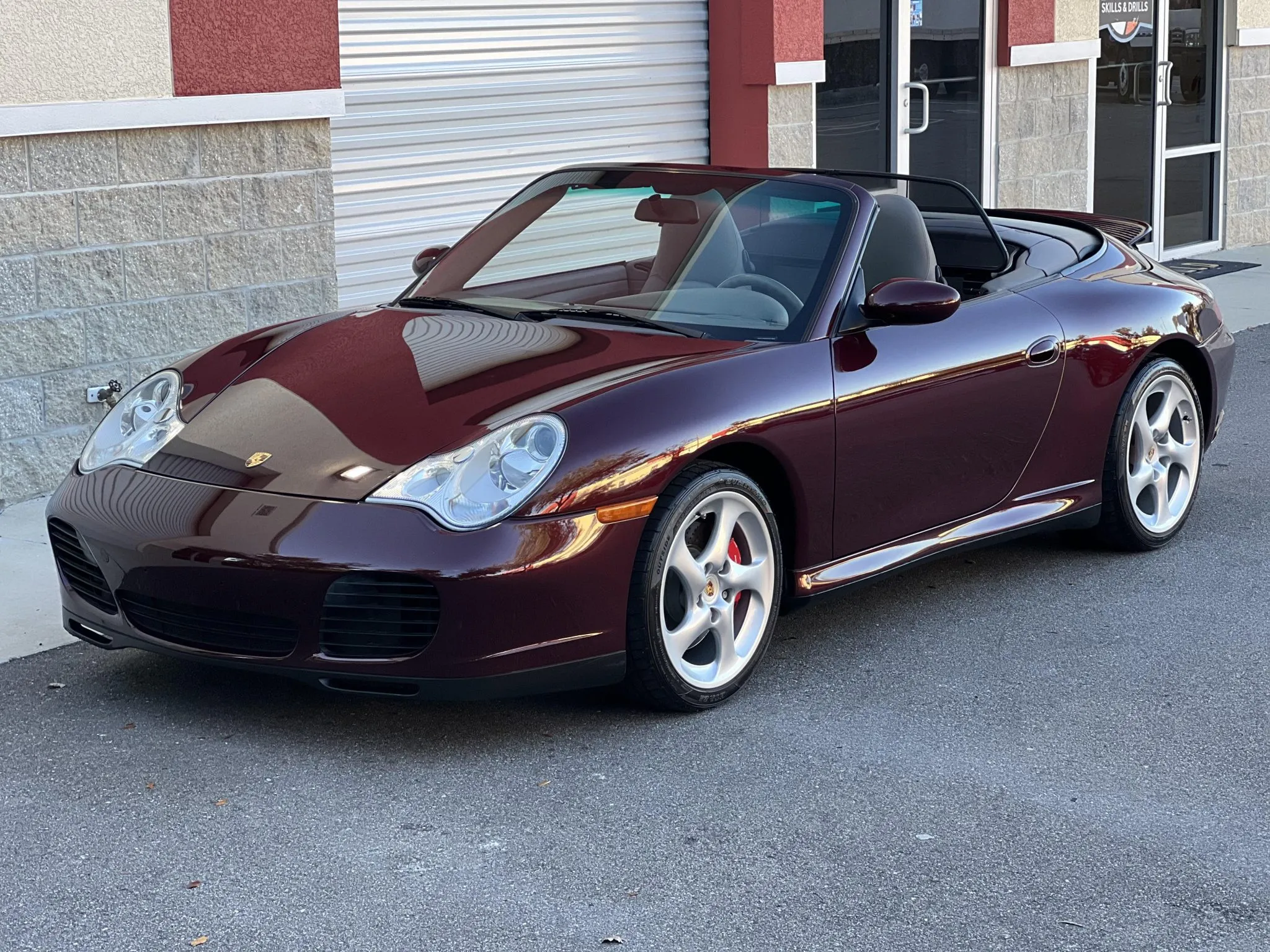 2004 Porsche 911 Carrera 4S Cabriolet in Carmon Red Metallic