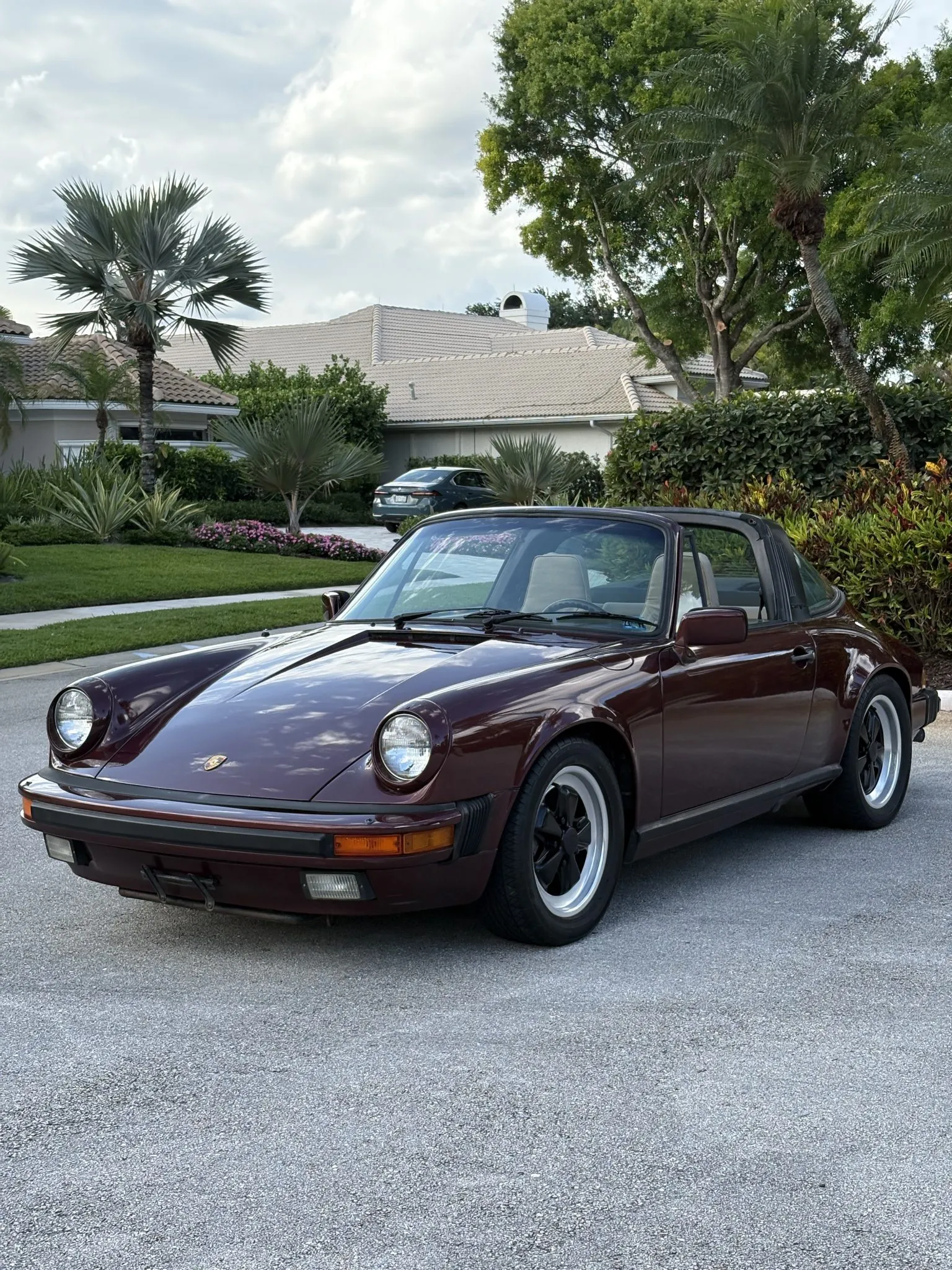 1984 Porsche 911 Carrera Targa in Ruby Red Metallic
