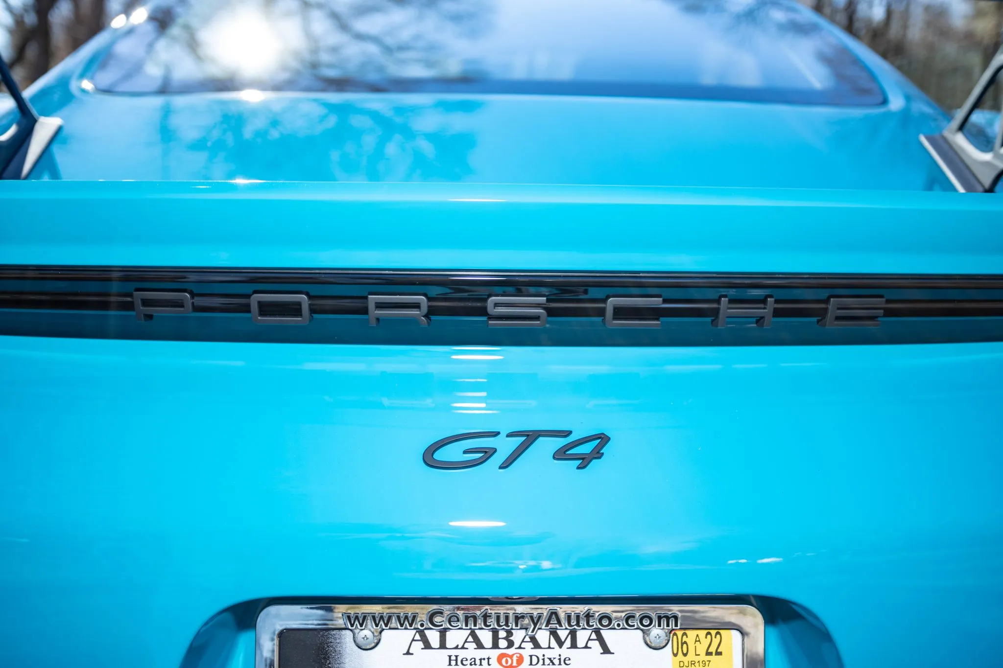2020 Porsche 718 Cayman GT4 in Miami Blue