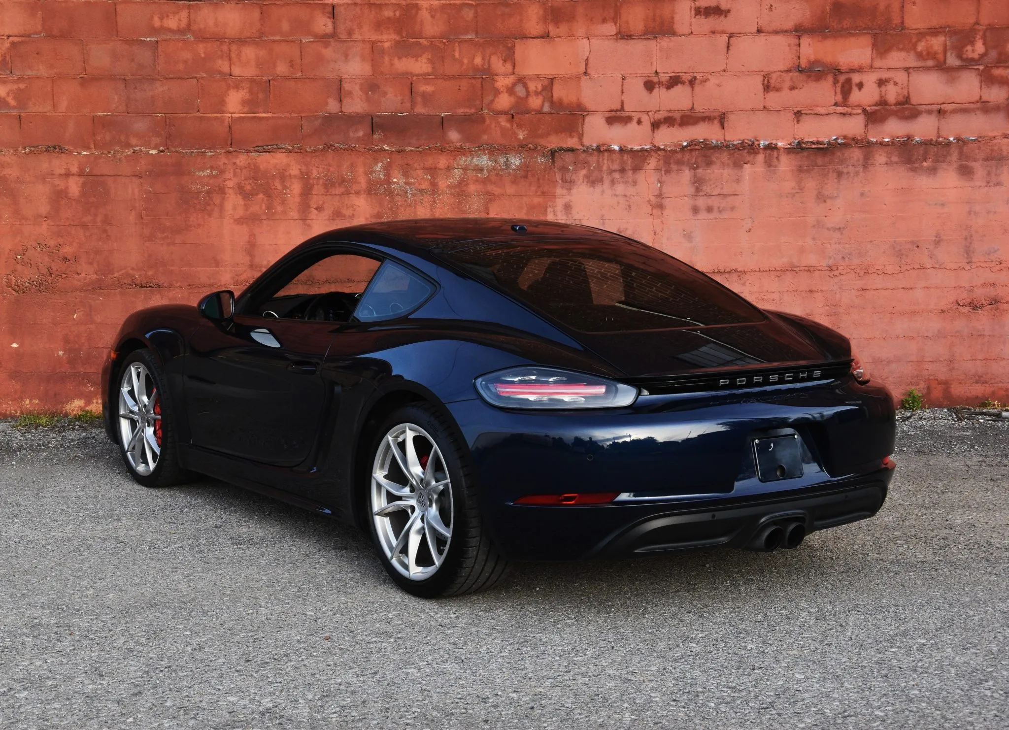 2018 Porsche 718 Cayman S in Night Blue Metallic
